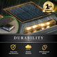 Classy Caps Muskoka 4" x 4" Black Universal Solar Dock, Deck & Post Cap Light