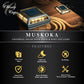 Classy Caps Muskoka 4" x 4" Black Universal Solar Dock, Deck & Post Cap Light