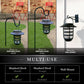 Classy Caps Nottingham Black Aluminum Solar Hanging Coach Light