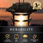 Classy Caps Nottingham Black Aluminum Solar Hanging Coach Light