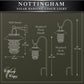 Classy Caps Nottingham Black Aluminum Solar Hanging Coach Light