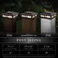 Classy Caps Oxford 6" x 6" Brown Aluminum Powder Coat Solar Post Cap With Decorative Lens