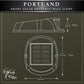 Classy Caps Portland Gray Smart Solar Driveway/Wall Light