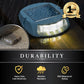 Classy Caps Portland Gray Smart Solar Driveway/Wall Light