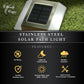 Classy Caps Stainless Steel Solar Path Light