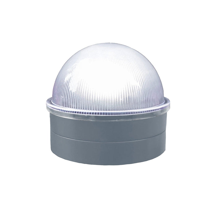 Classy Caps Summit Silver Chainlink ABS Solar Post Cap