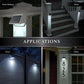 Classy Caps White Aluminum Powder Coated Deck & Wall Light