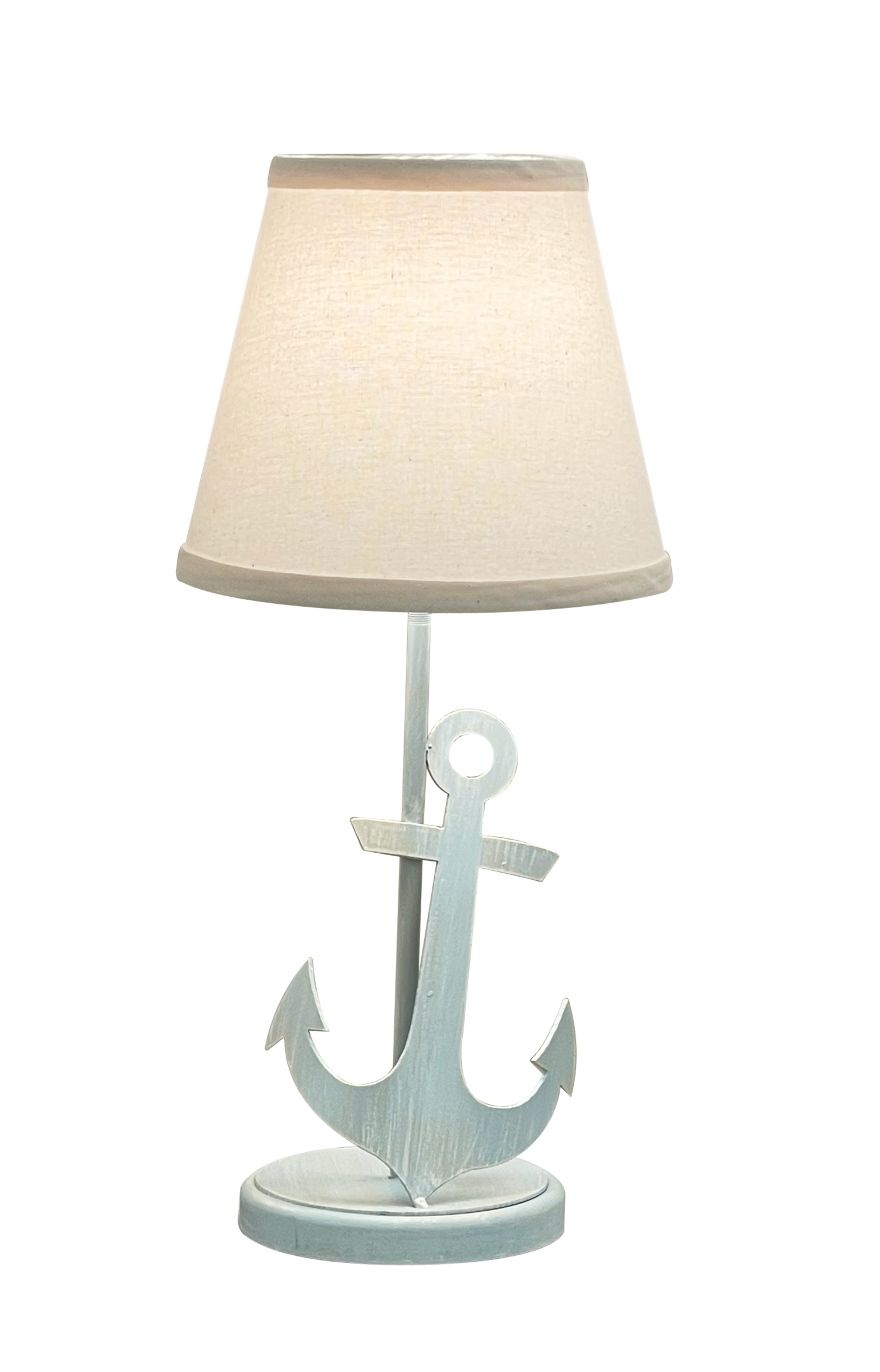 Coast Lamp Manufacturing 19"H Beachside Iron Anchor Accent Table Lamp