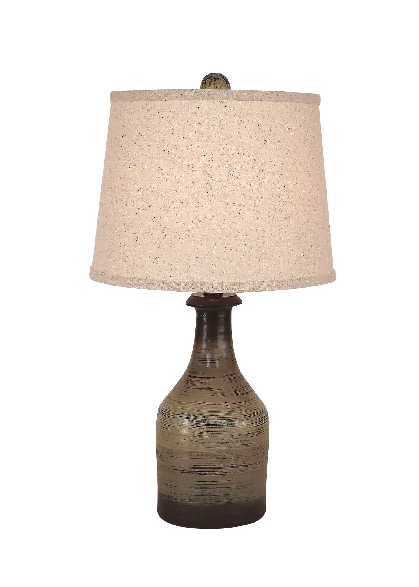 Coast Lamp Manufacturing 23"H Earthstone Small Clay Jug Accent Table Lamp