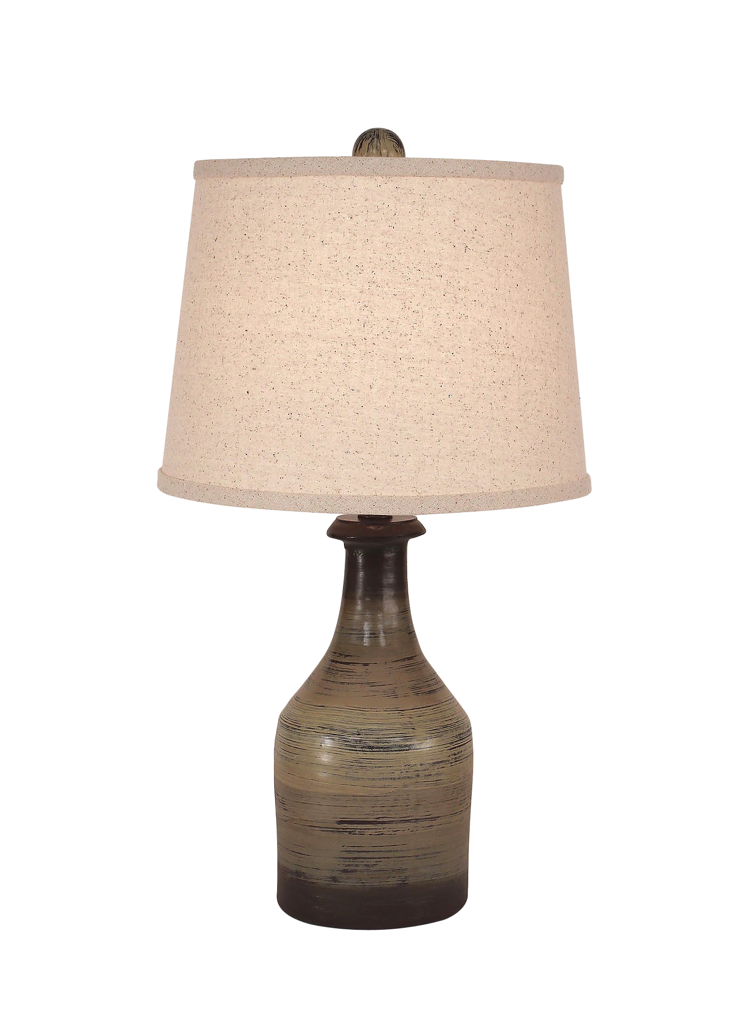 Coast Lamp Manufacturing 23"H Earthstone Small Clay Jug Accent Table Lamp