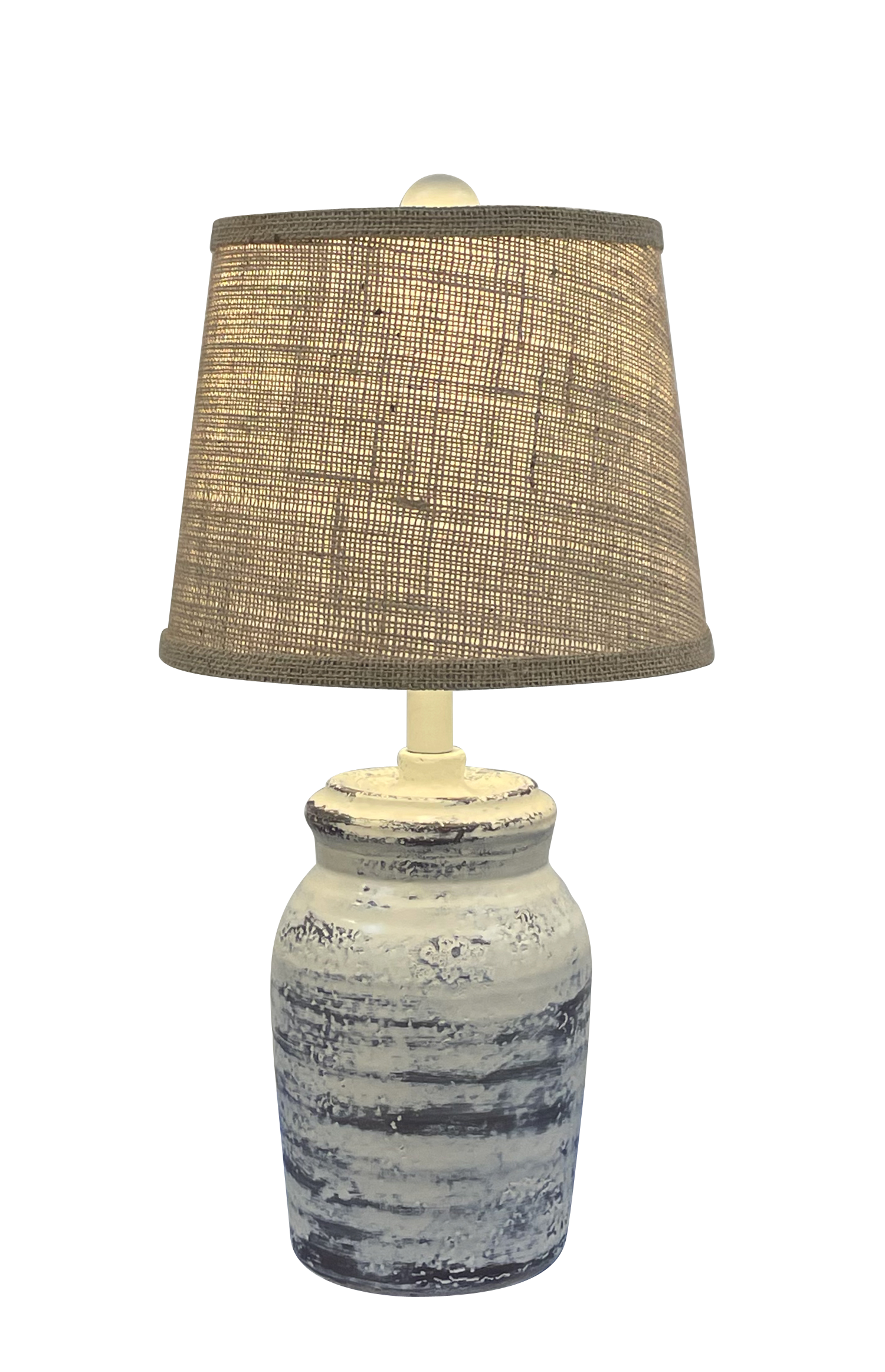 Coast Lamp Manufacturing 23"H Rugged Cottage Small Clay Jug Table Lamp
