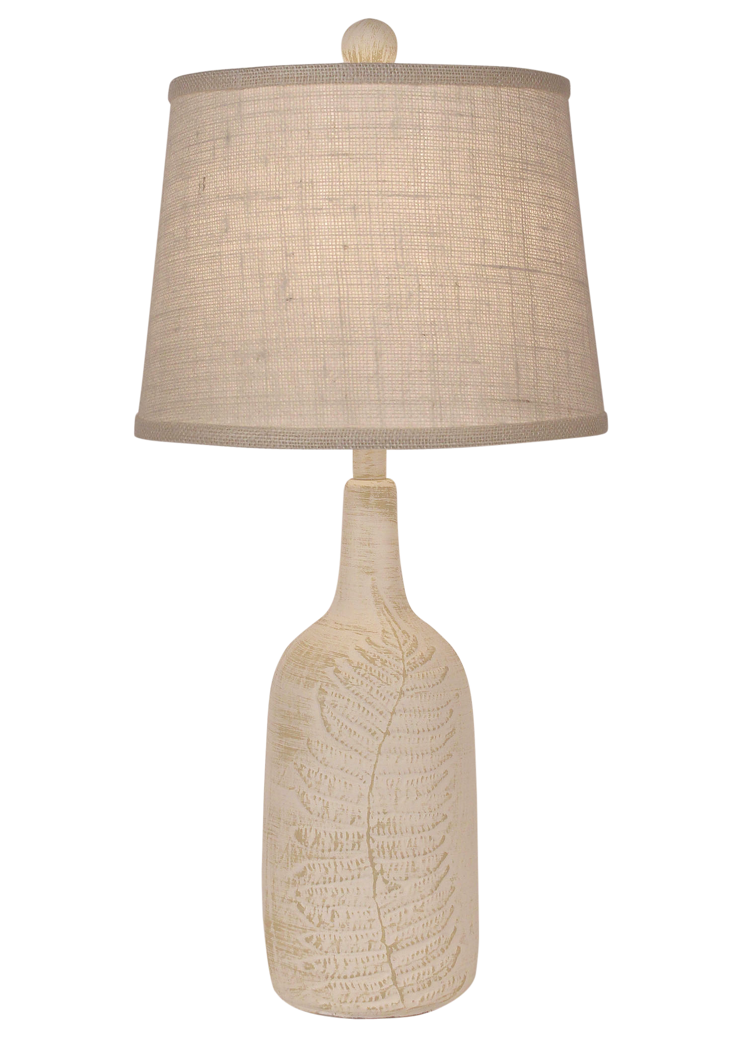 Coast Lamp Manufacturing 24"H Nude Two Tone Leaf Accent Lamp