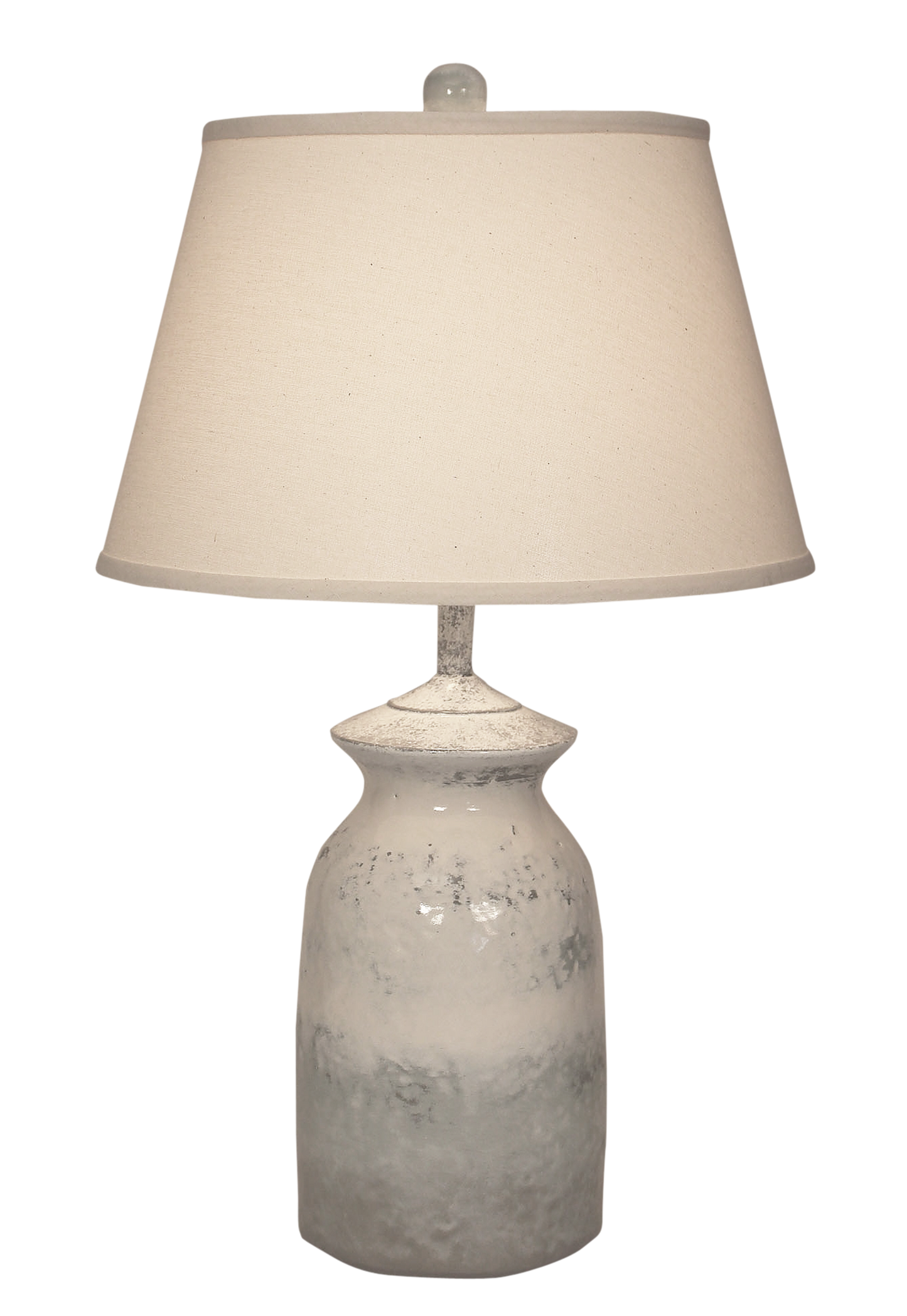 Coast Lamp Manufacturing 26"H Alabaster Short Pottery Table Lamp