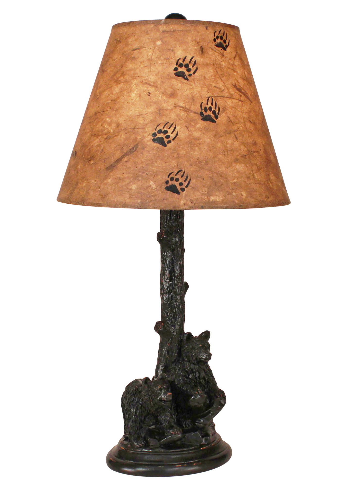 Coast Lamp Manufacturing 26"H Bear Cubs In Tree Table Lamp