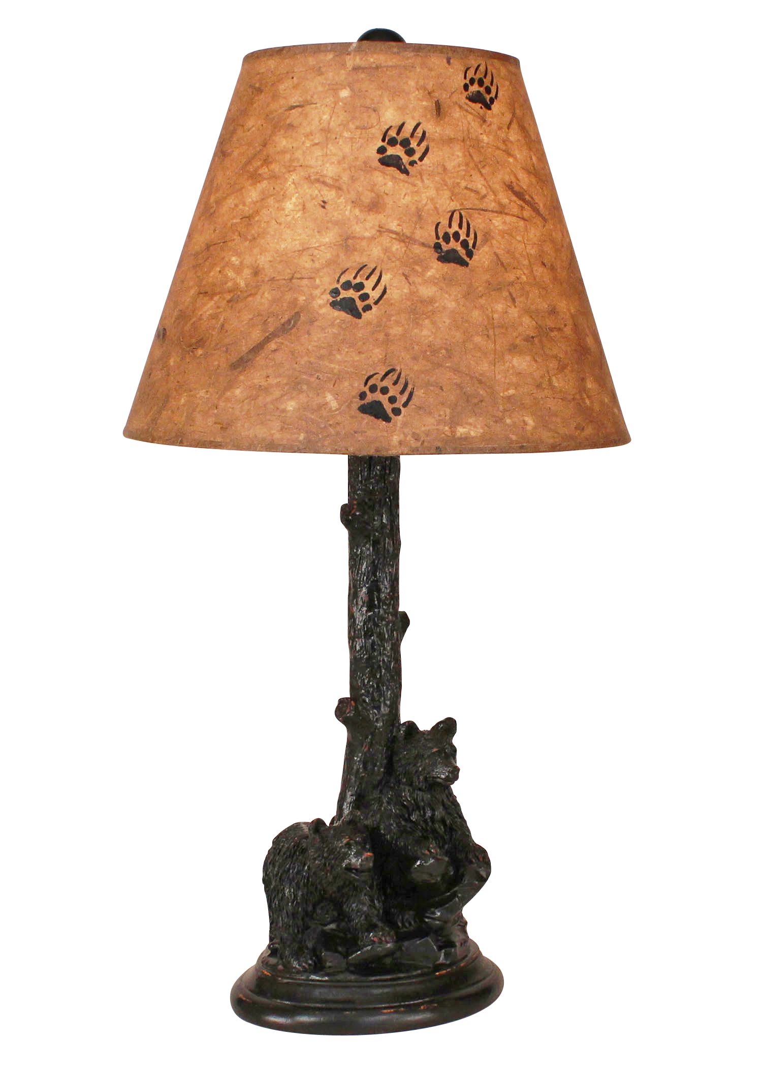 Coast Lamp Manufacturing 26"H Bear Cubs In Tree Table Lamp