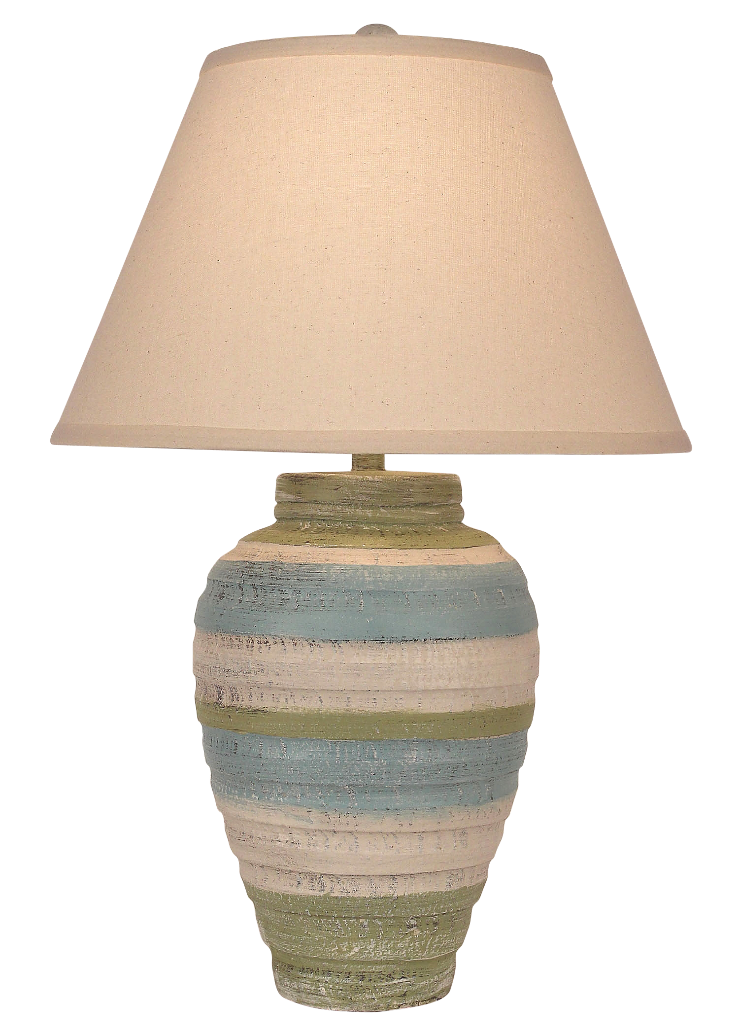 Coast Lamp Manufacturing 26"H Cottage Summer Small Pottery Table Lamp