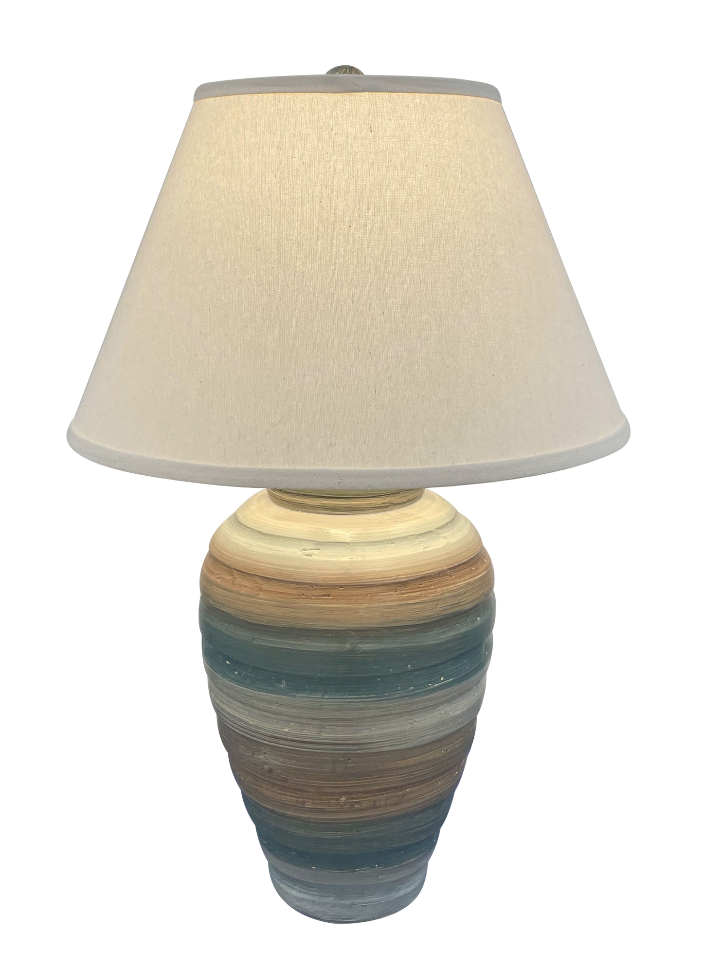 Coast Lamp Manufacturing 26"H Overboard Small Pottery Table Lamp