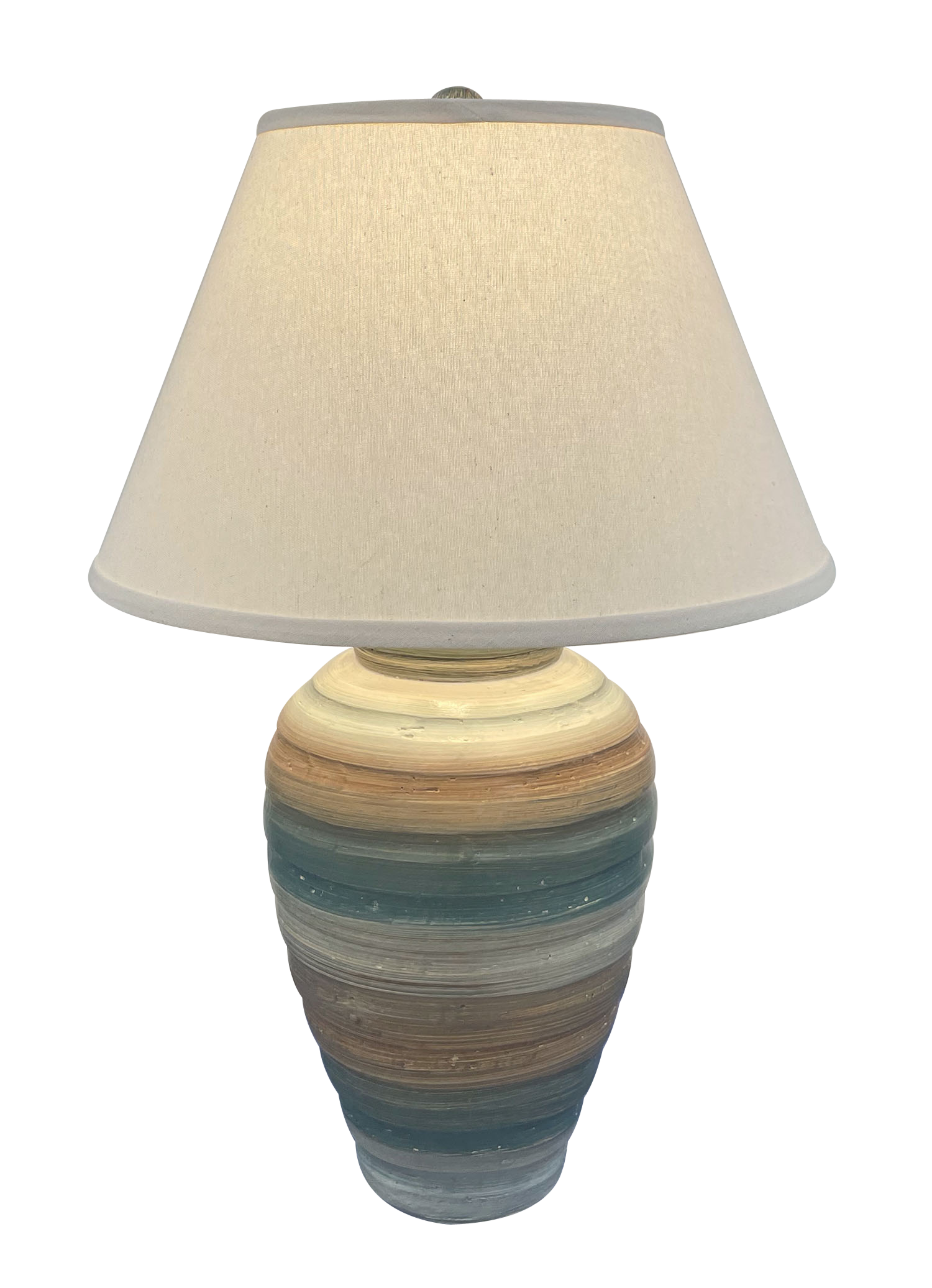 Coast Lamp Manufacturing 26"H Overboard Small Pottery Table Lamp