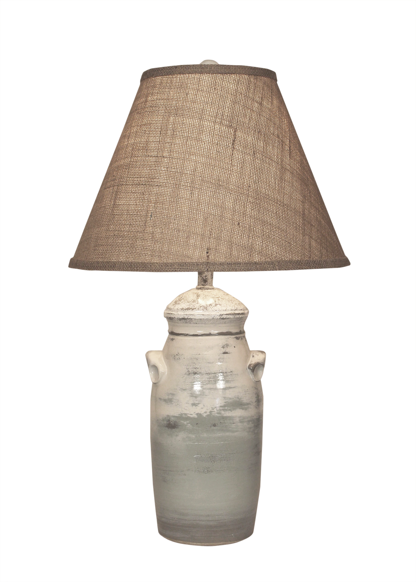 Coast Lamp Manufacturing 27"H Alabaster Small Slender Crock