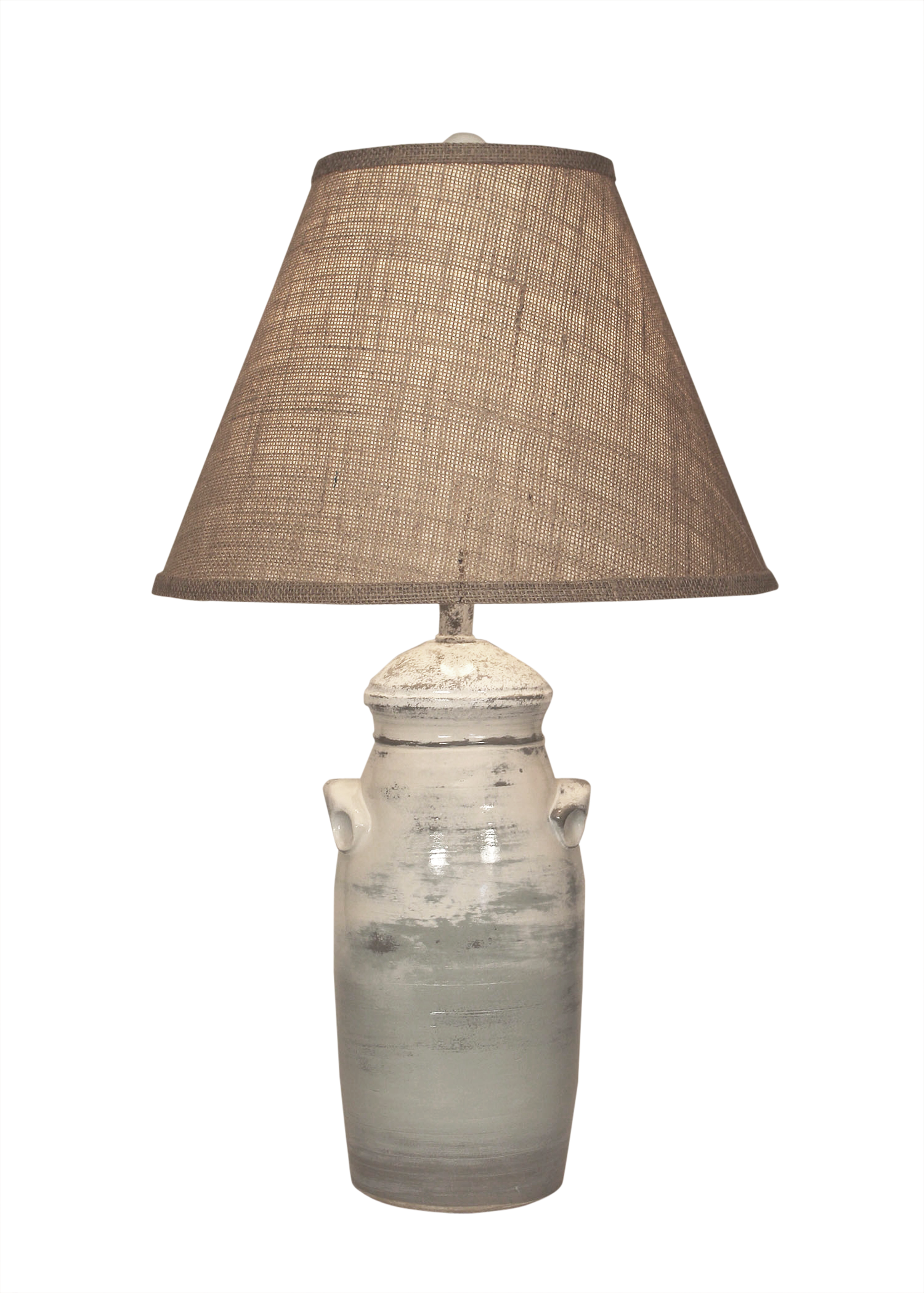 Coast Lamp Manufacturing 27"H Alabaster Small Slender Crock