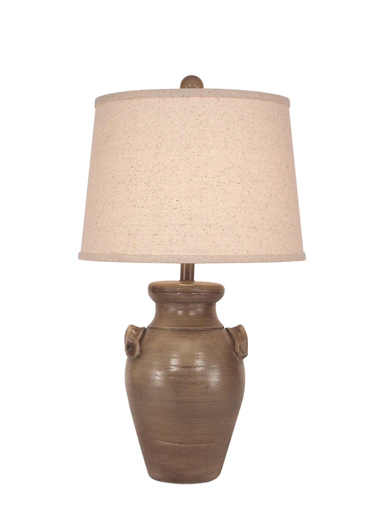 Coast Lamp Manufacturing 27"H Cottage Glazed Tapered Crock With 2 Handles