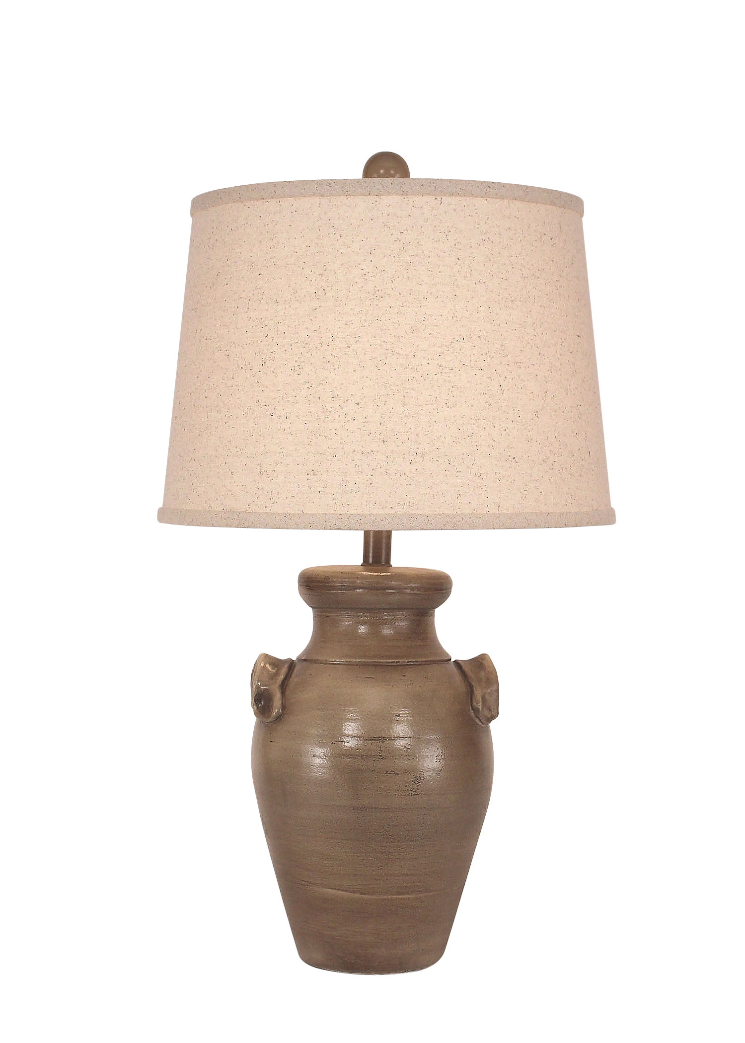Coast Lamp Manufacturing 27"H Cottage Glazed Tapered Crock With 2 Handles