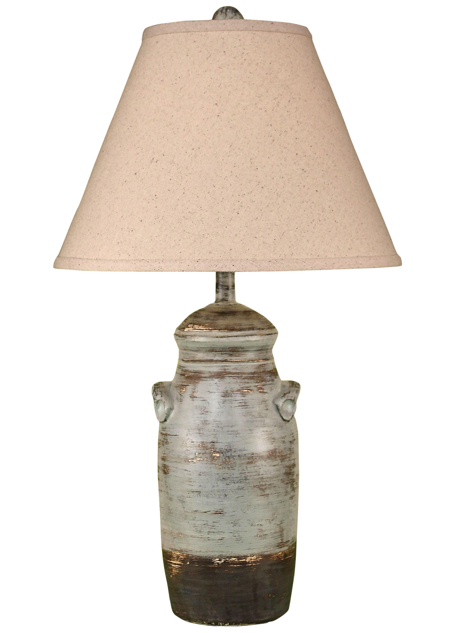 Coast Lamp Manufacturing 27"H Graystone Small Slender Crock Table Lamp