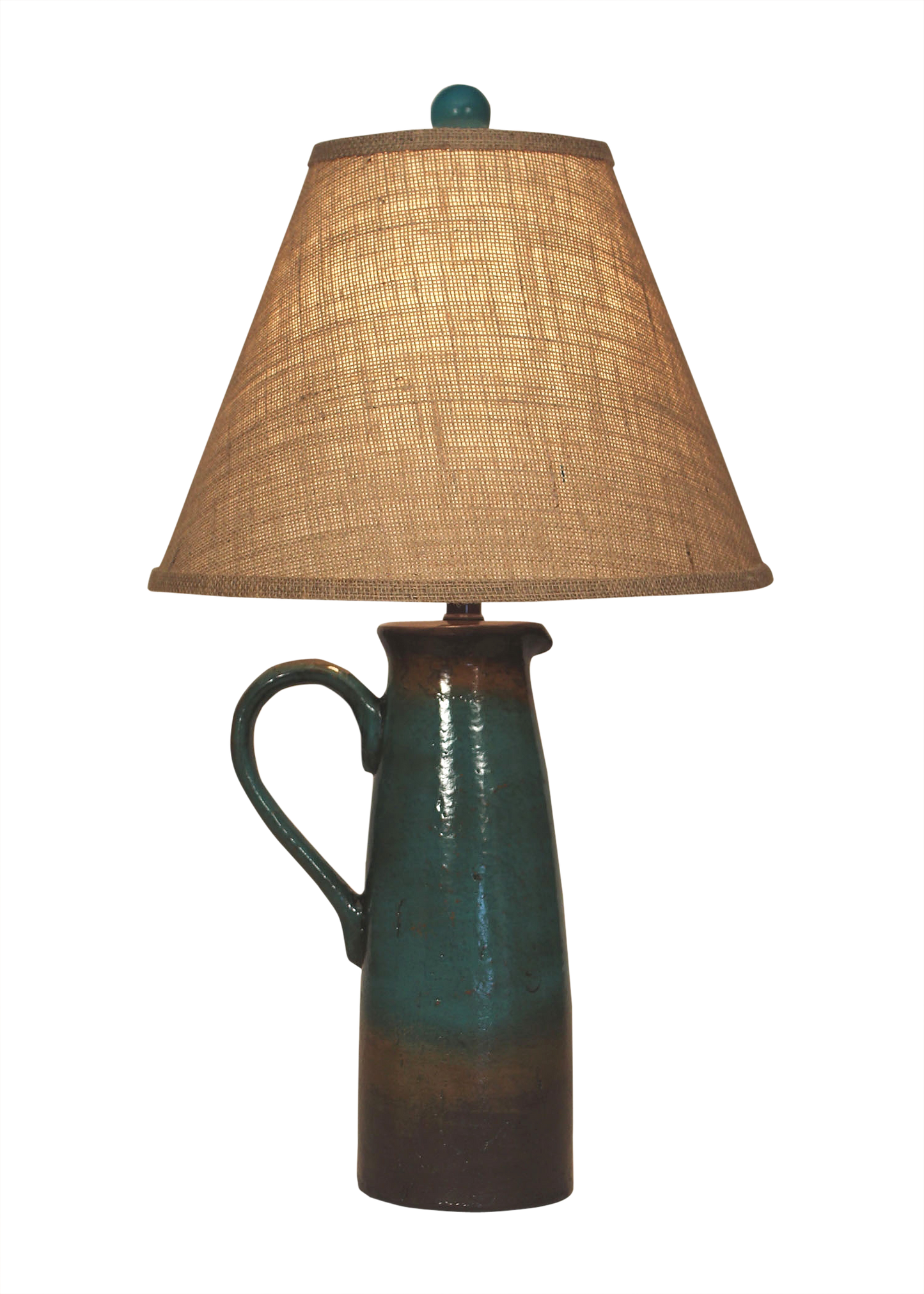 Coast Lamp Manufacturing 27"H Harvest Large Handle Pitcher Table Lamp