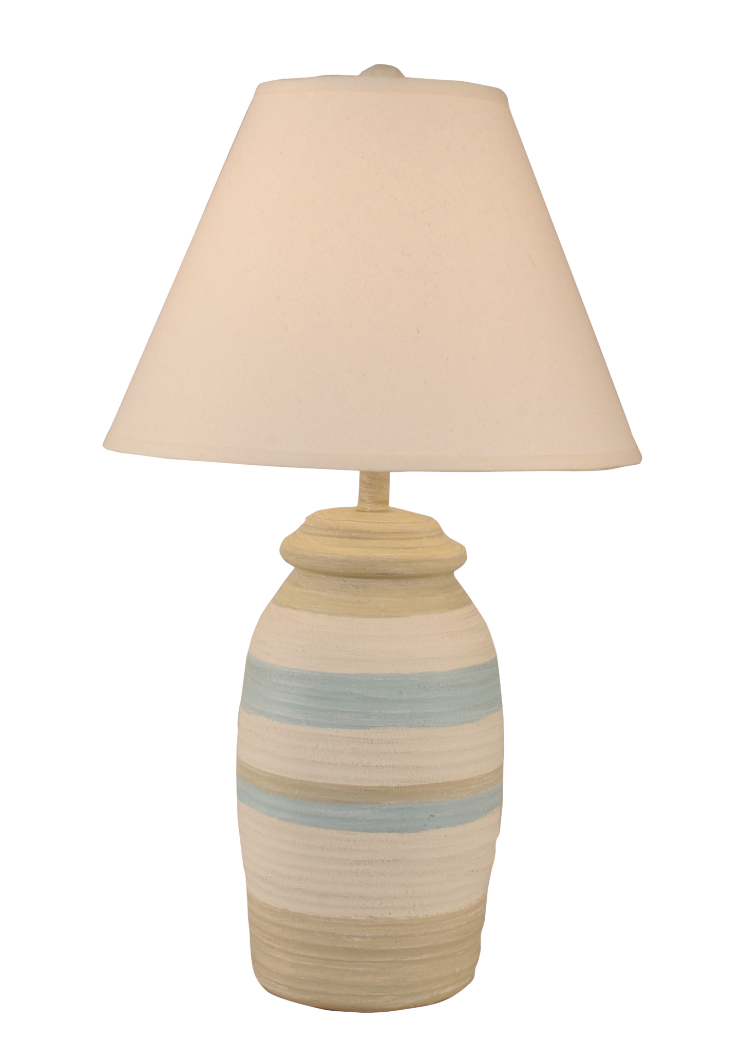 Coast Lamp Manufacturing 27"H Ocean Spa Ribbed Accent Table Lamp