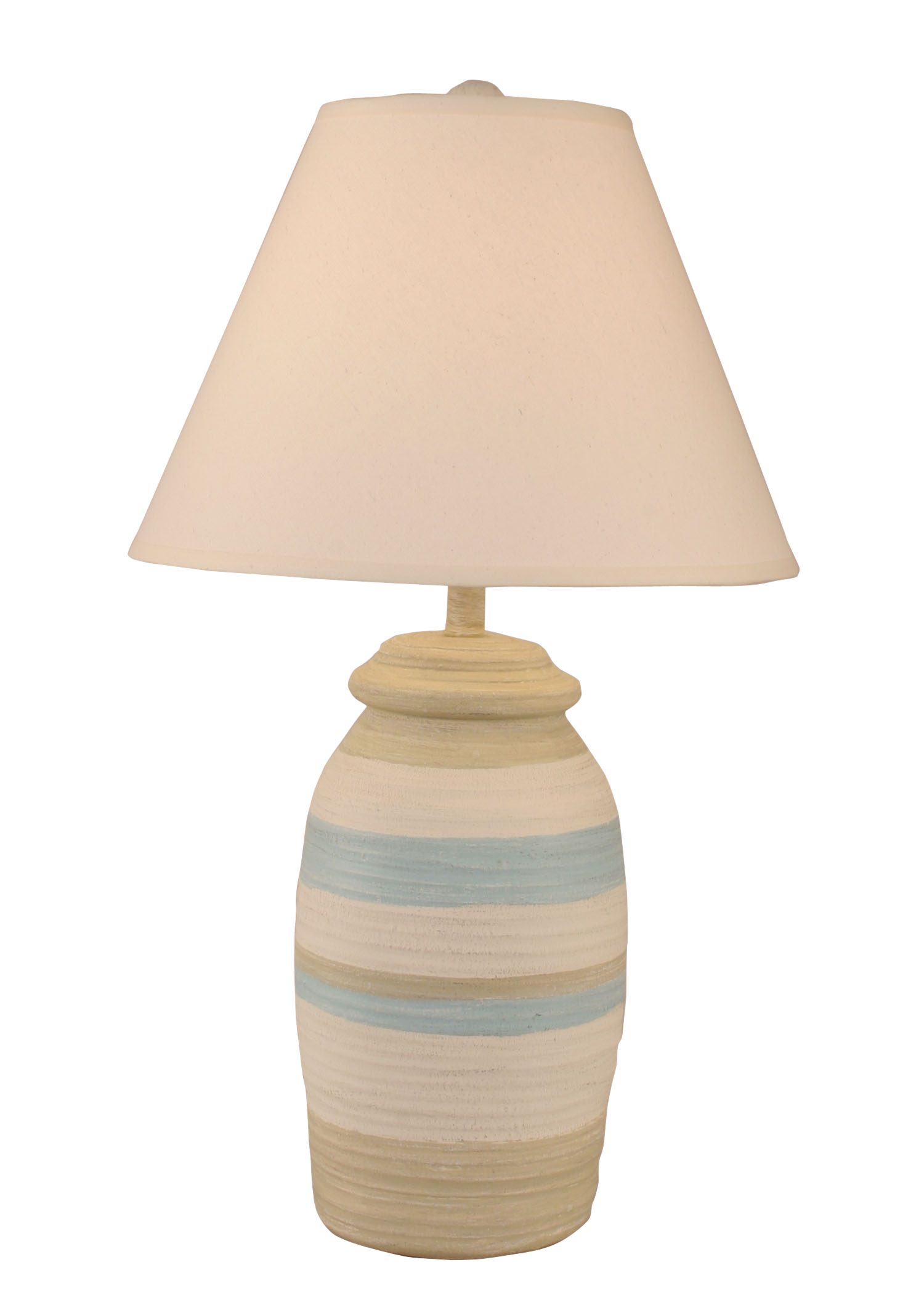 Coast Lamp Manufacturing 27"H Ocean Spa Ribbed Accent Table Lamp