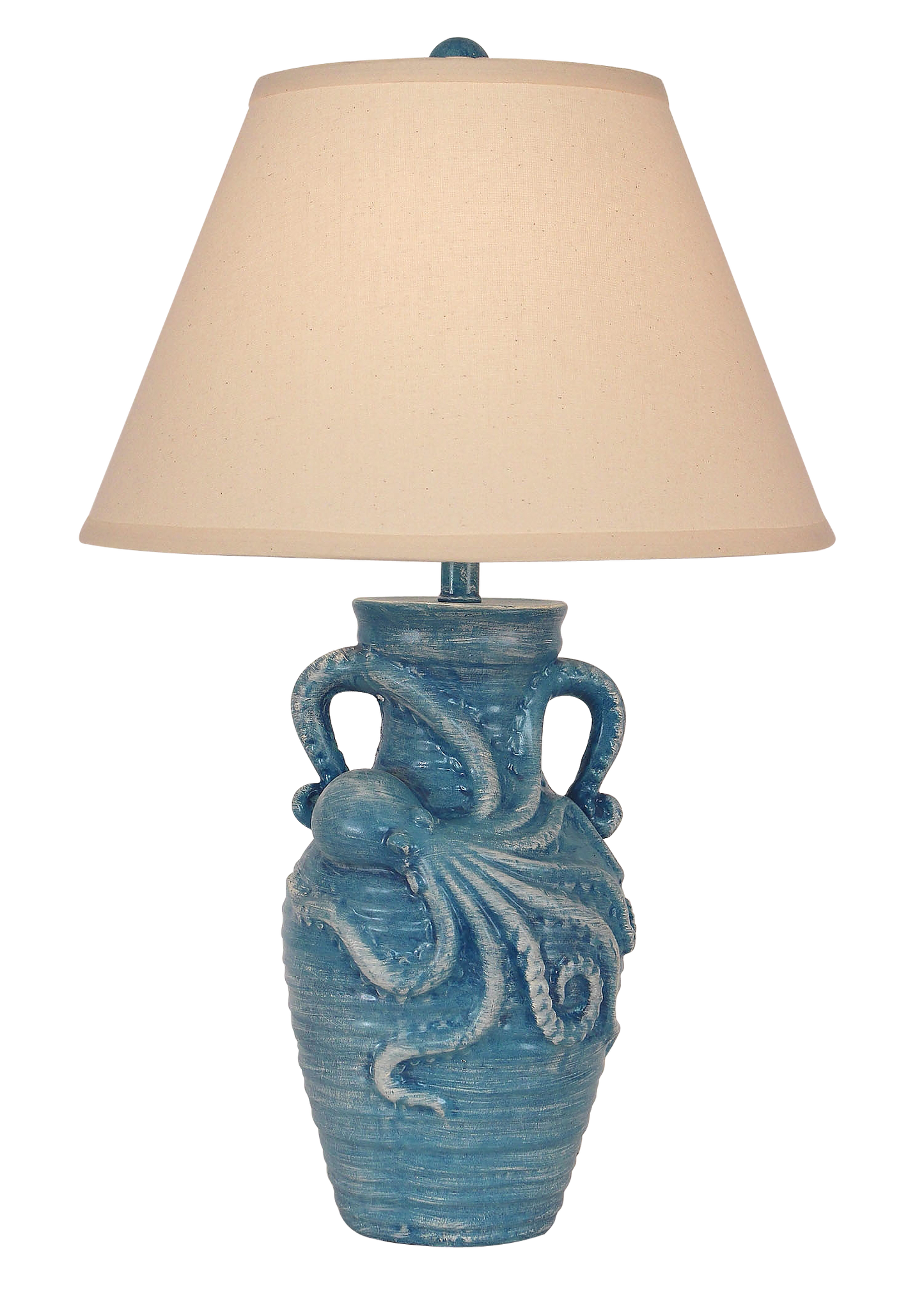 Coast Lamp Manufacturing 27"H Weathered Deep Sea Octopus Table Lamp