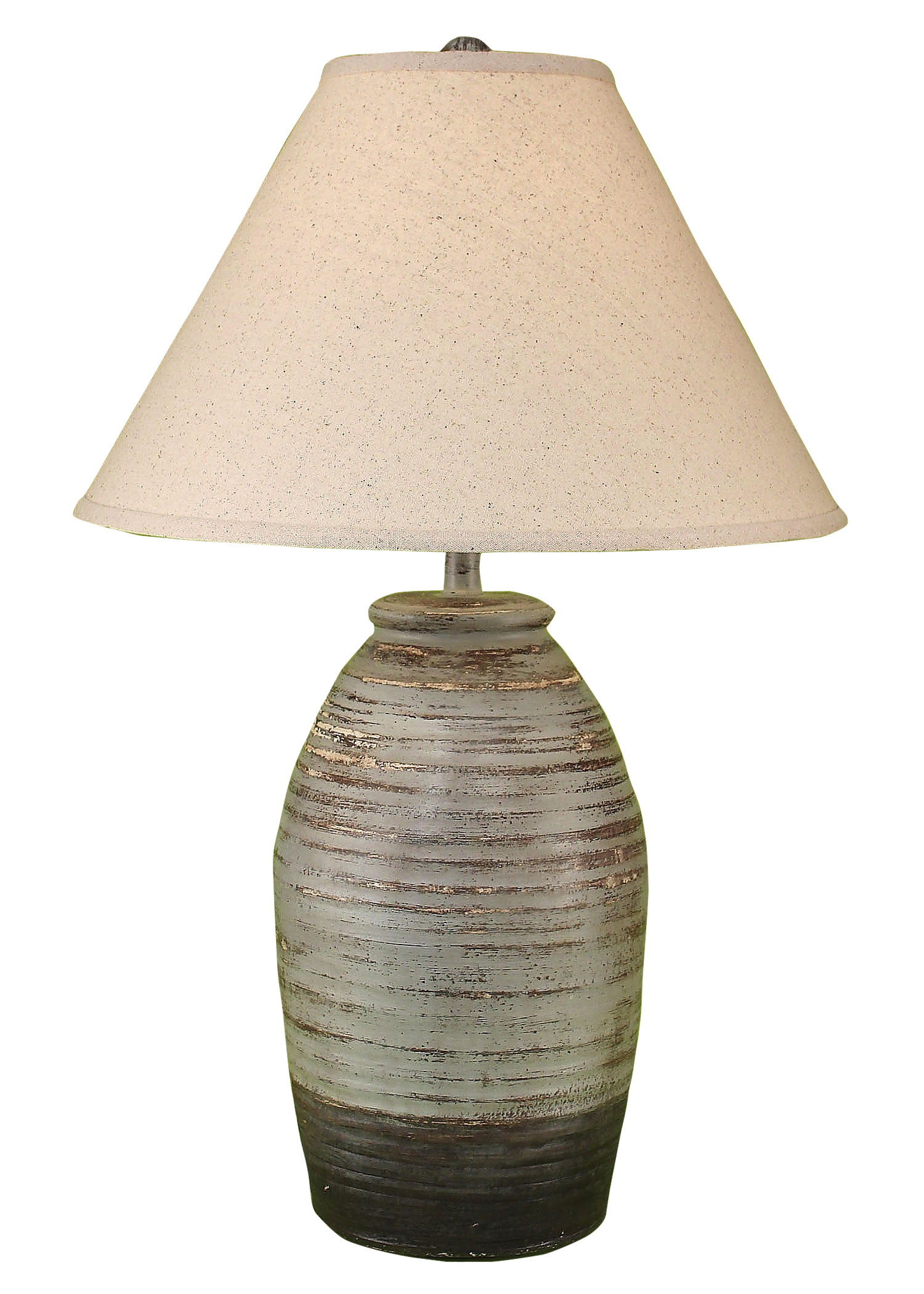 Coast Lamp Manufacturing 28"H Graystone Ginger Jar Table Lamp
