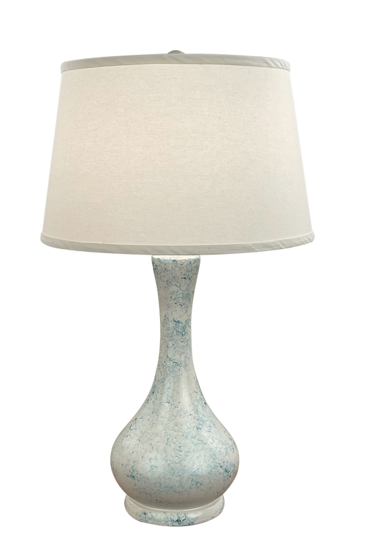 Coast Lamp Manufacturing 28"H Limestone & Slate Smooth Genie Bottle Table Lamp