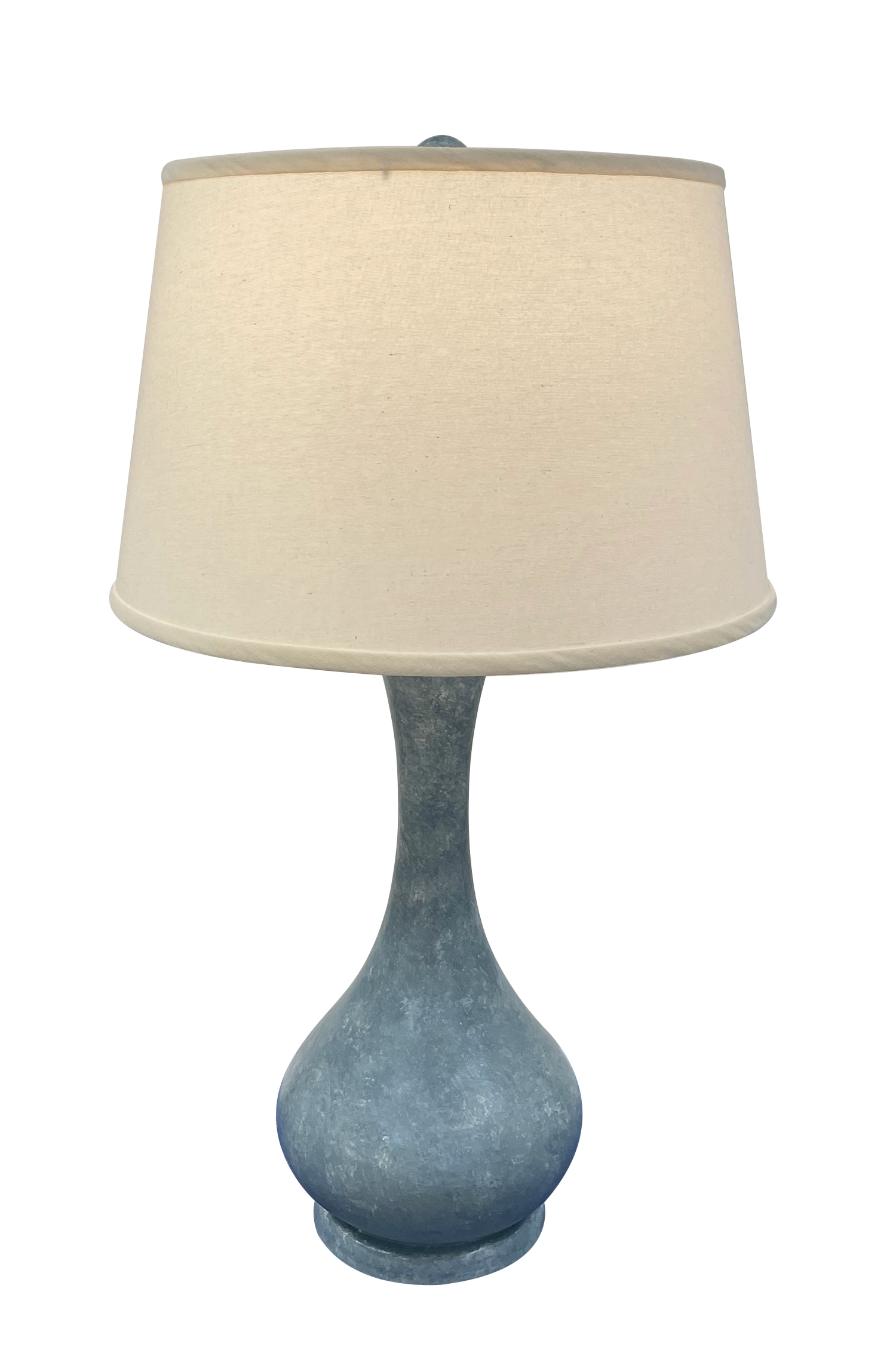Coast Lamp Manufacturing 28"H Two Tone Slate Smooth Genie Bottle Table Lamp