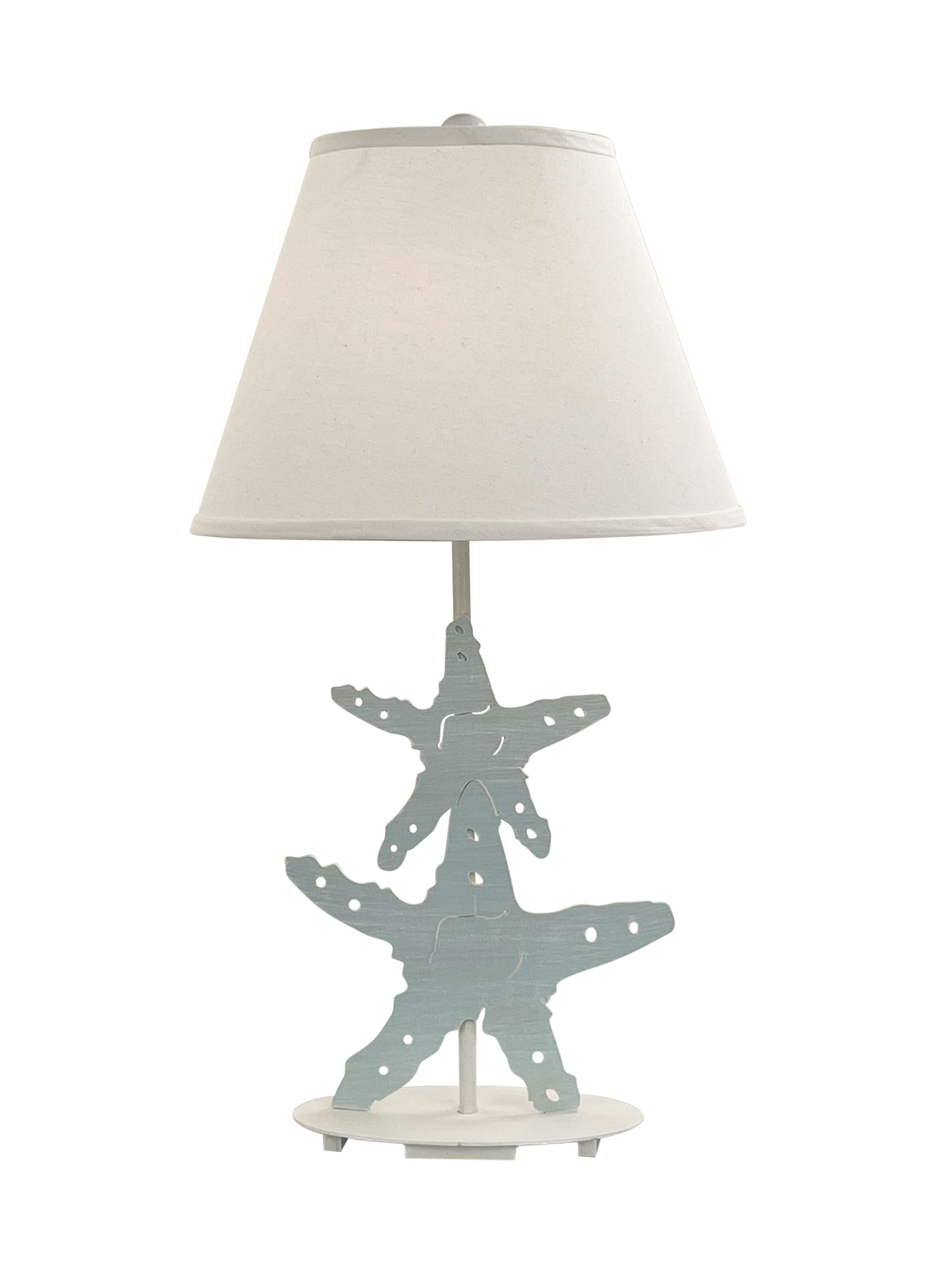 Coast Lamp Manufacturing 29"H Beachside Iron 2 Starfish Table Lamp