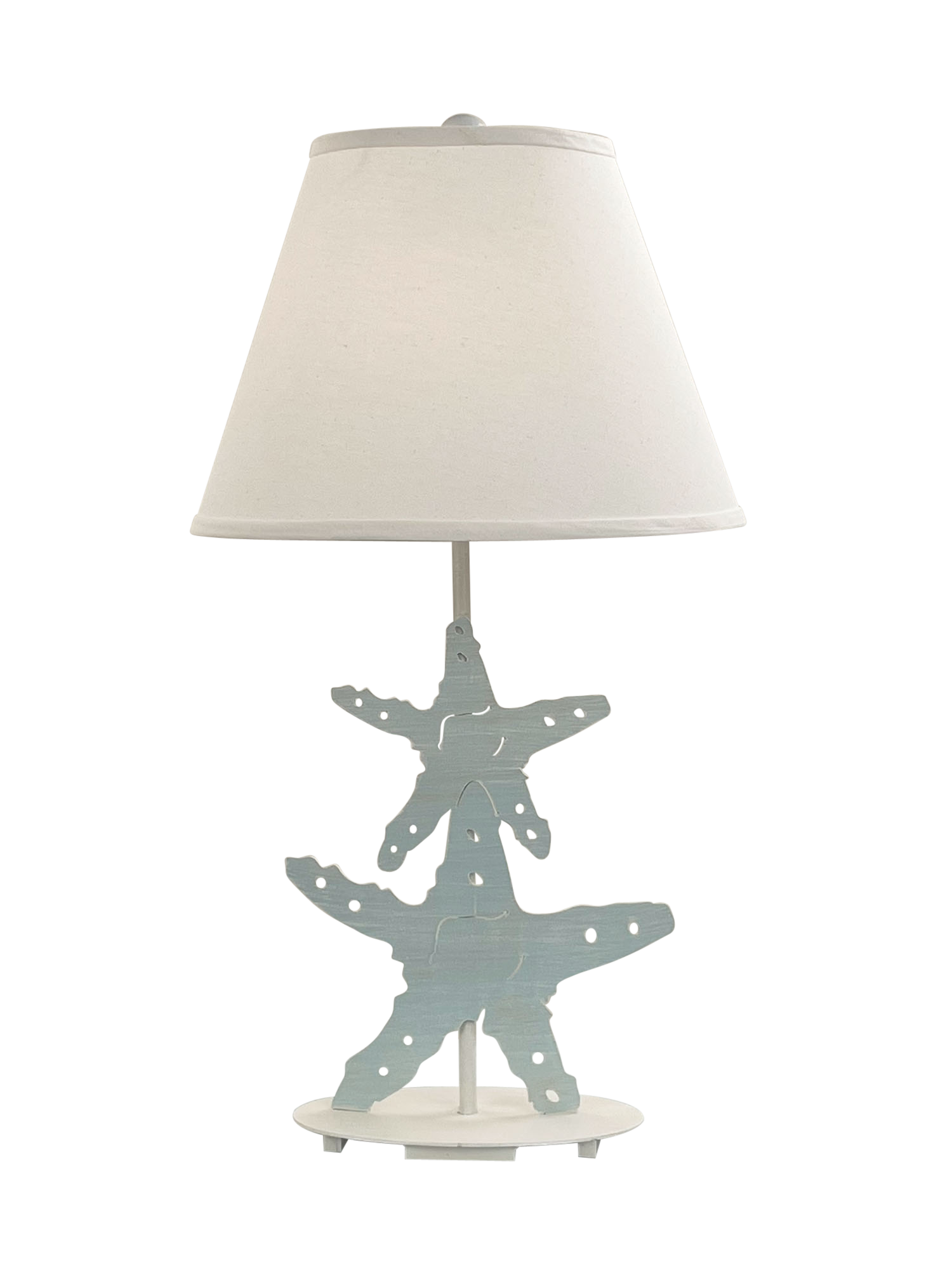Coast Lamp Manufacturing 29"H Beachside Iron 2 Starfish Table Lamp
