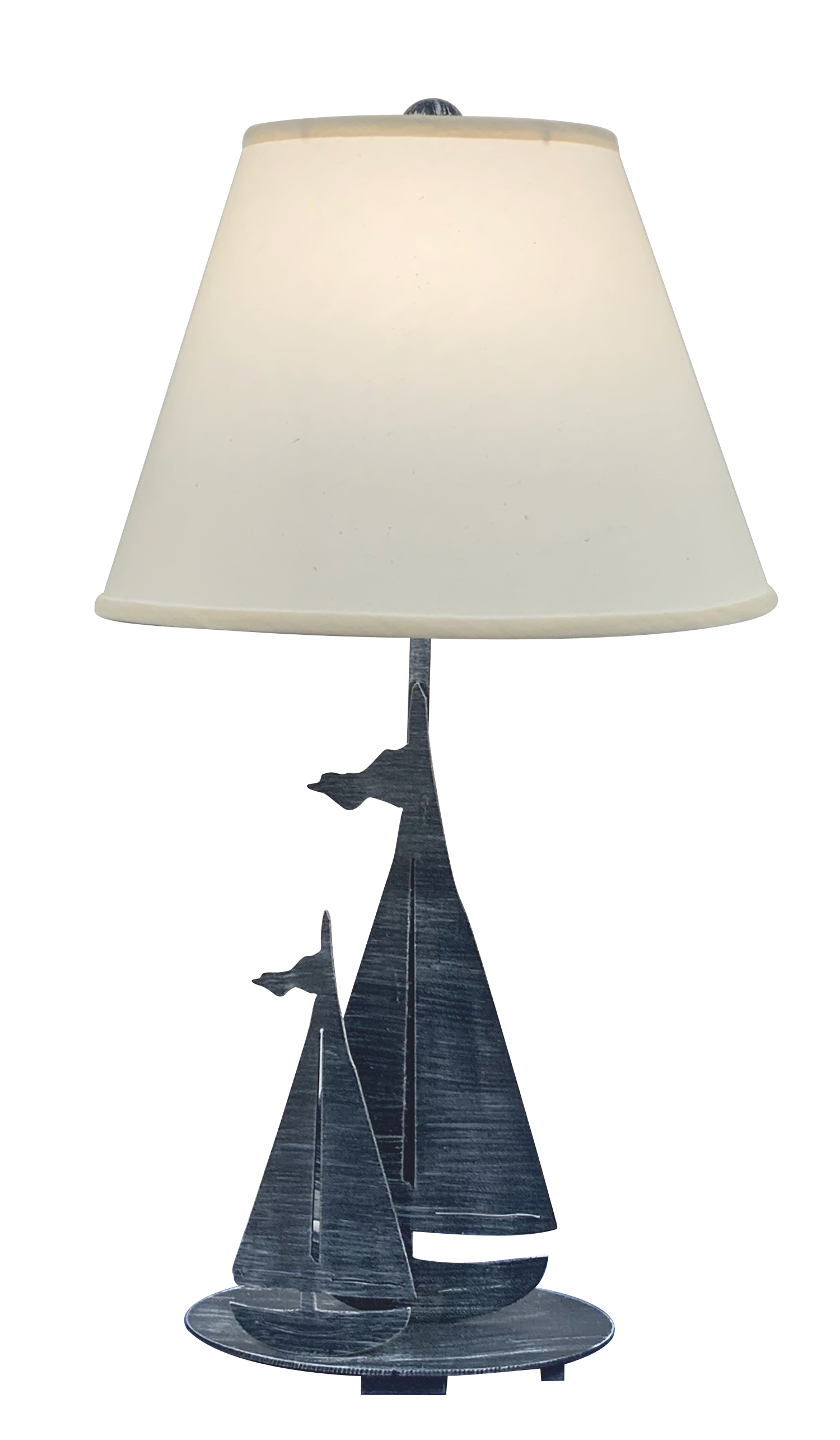 Coast Lamp Manufacturing 29"H Cottage Nautical 2 Sailboat Table Lamp