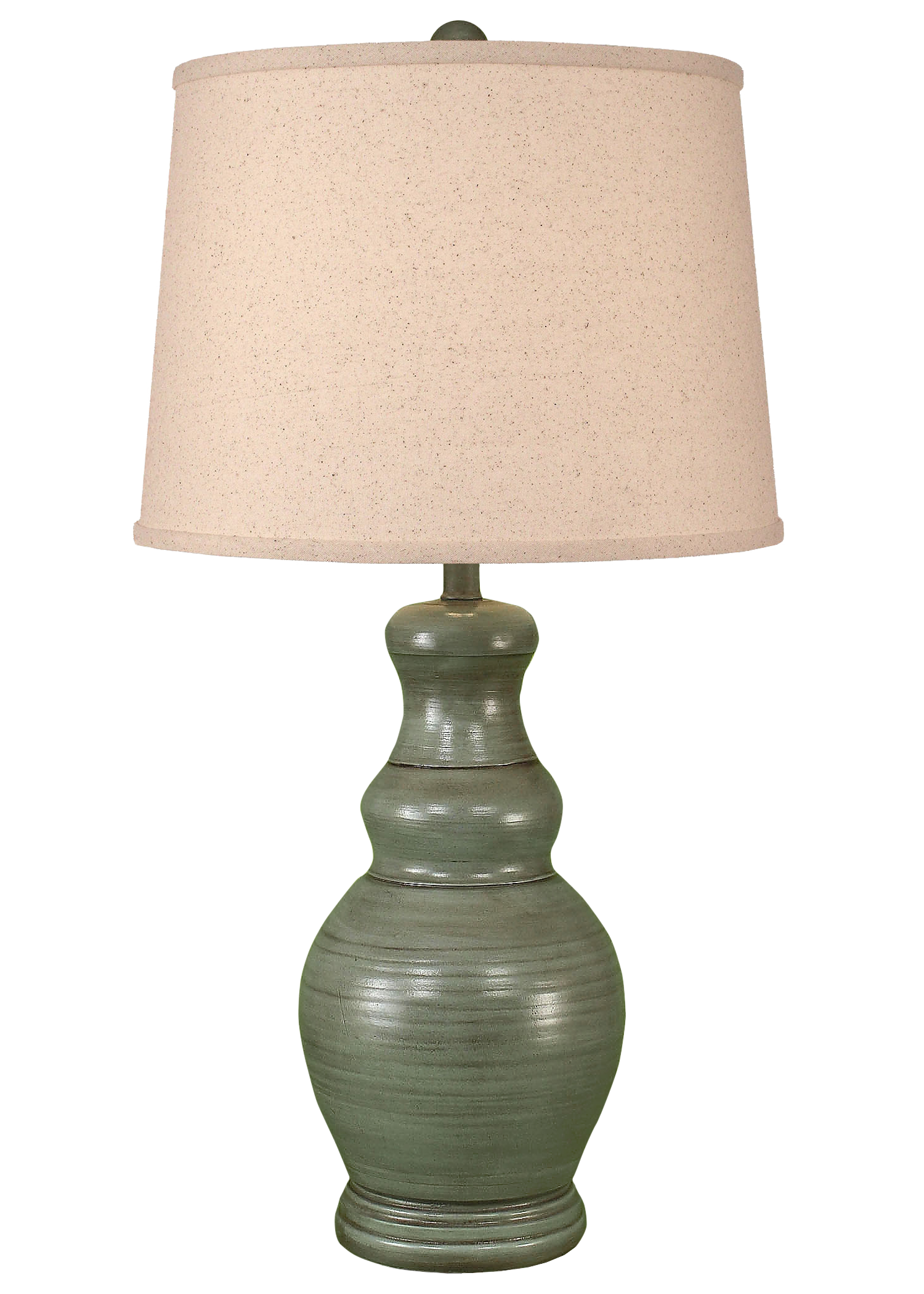 Coast Lamp Manufacturing 29"H Glazed Atlantic Gray Classic Casual Table Lamp