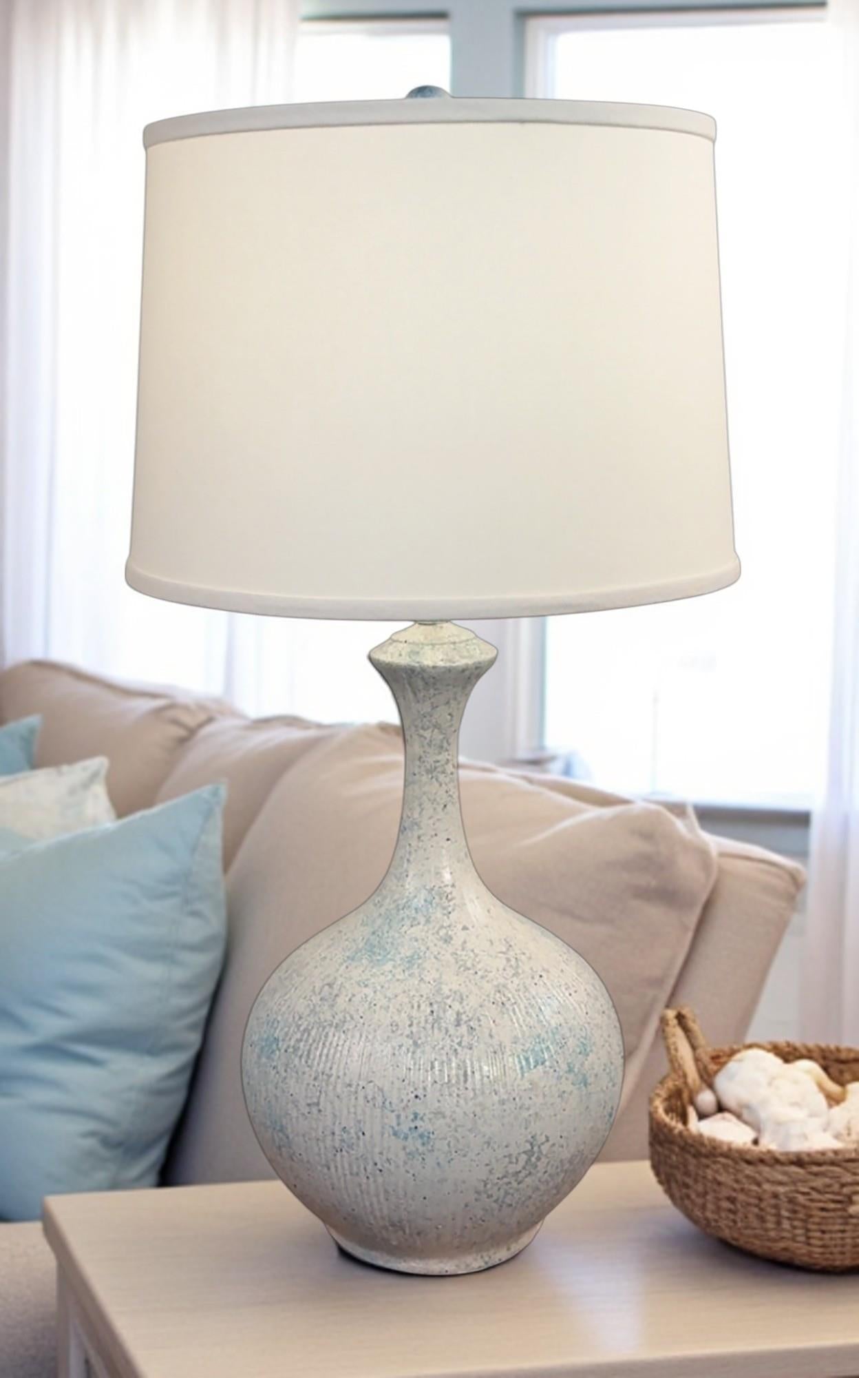Coast Lamp Manufacturing 30" Seaglass Bali Style Table Lamp