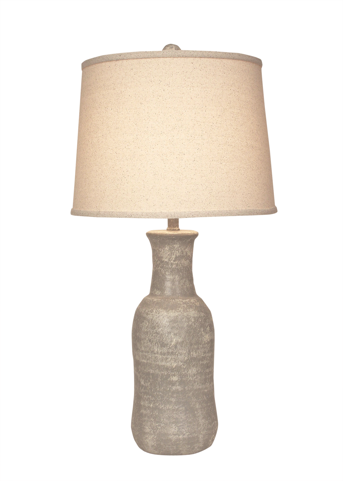 Coast Lamp Manufacturing 30"H Cement Faux Clay Water Jug Lamp
