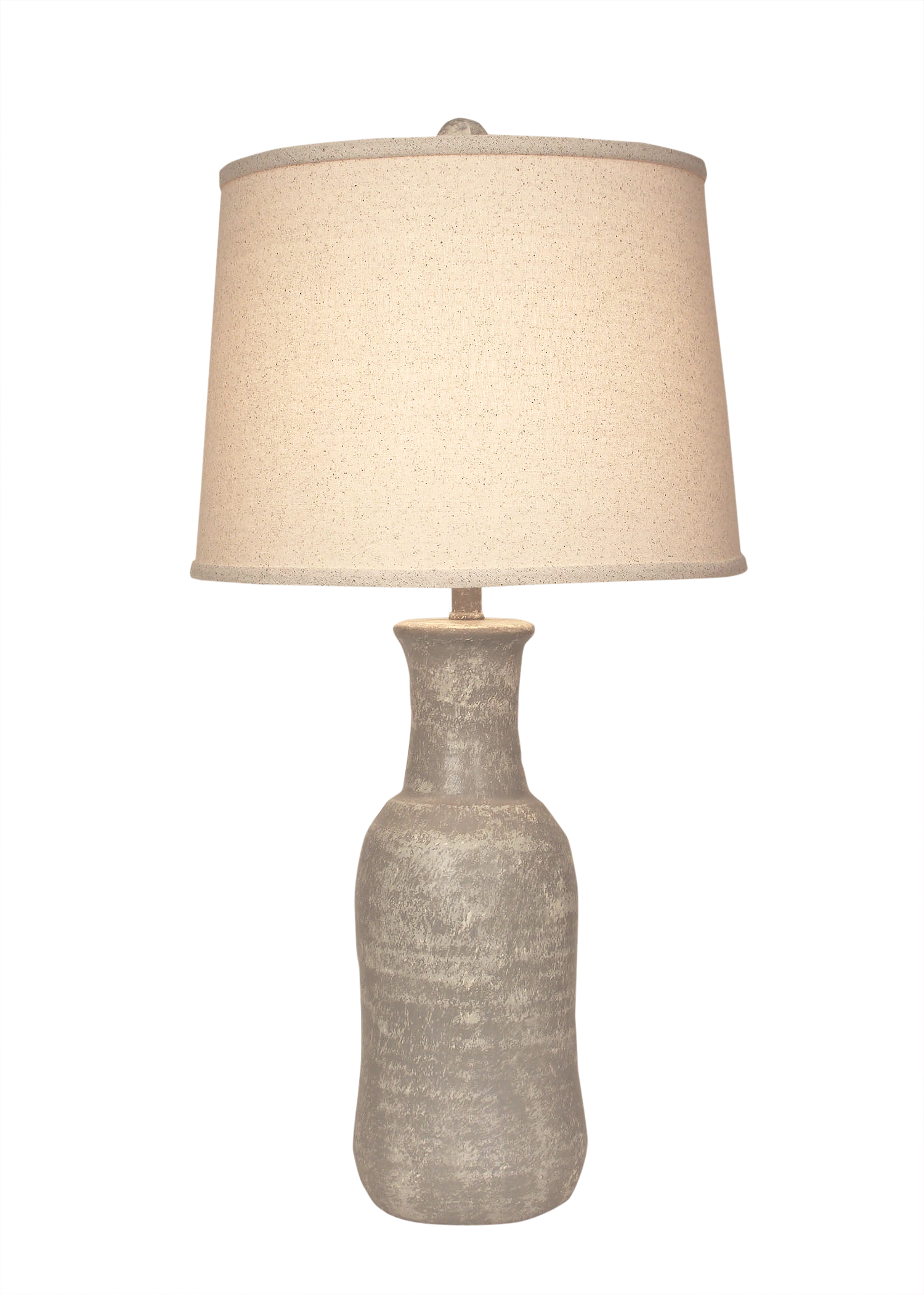 Coast Lamp Manufacturing 30"H Cement Faux Clay Water Jug Lamp