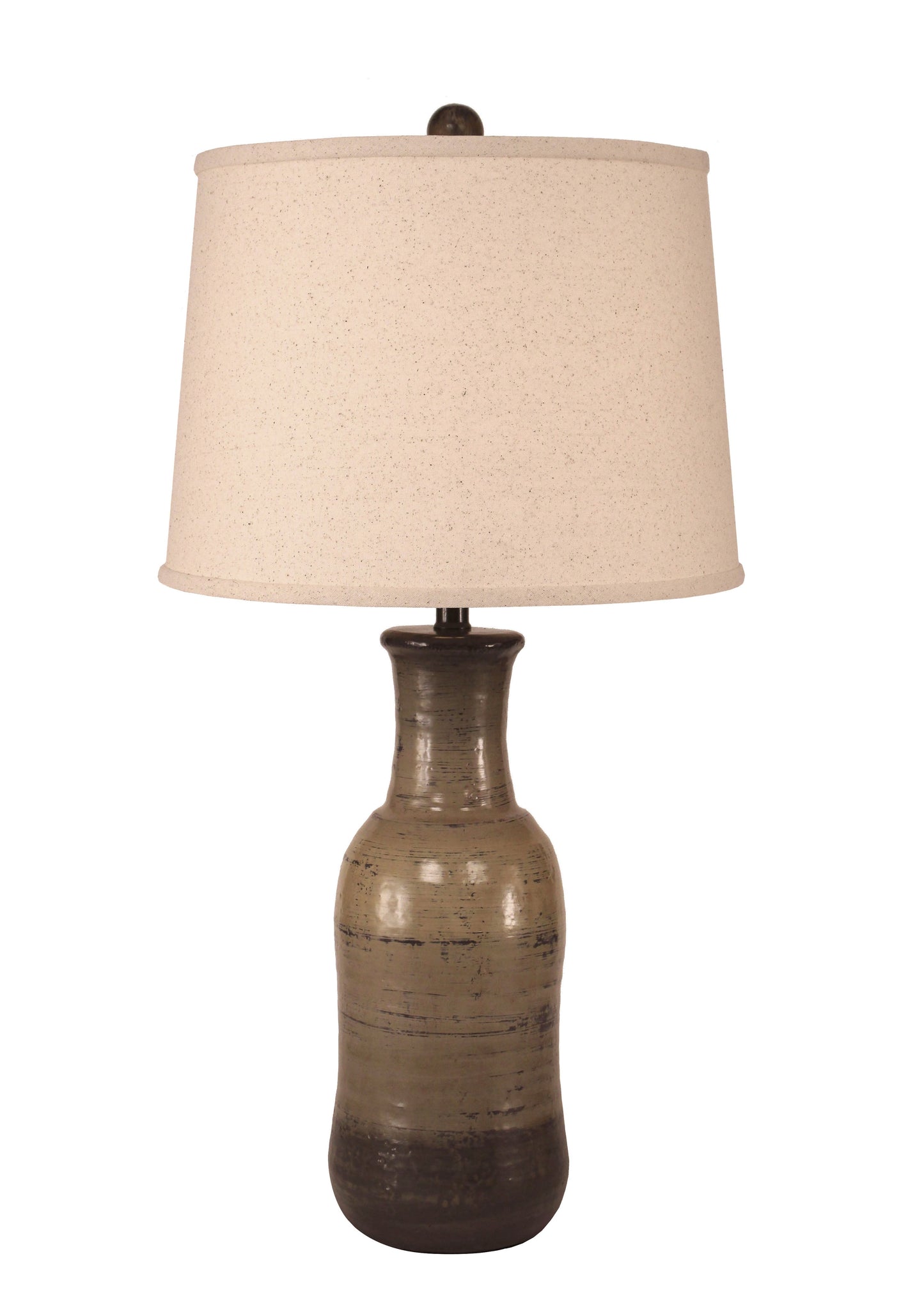 Coast Lamp Manufacturing 30"H Earthstone Faux Clay Water Jug Table Lamp