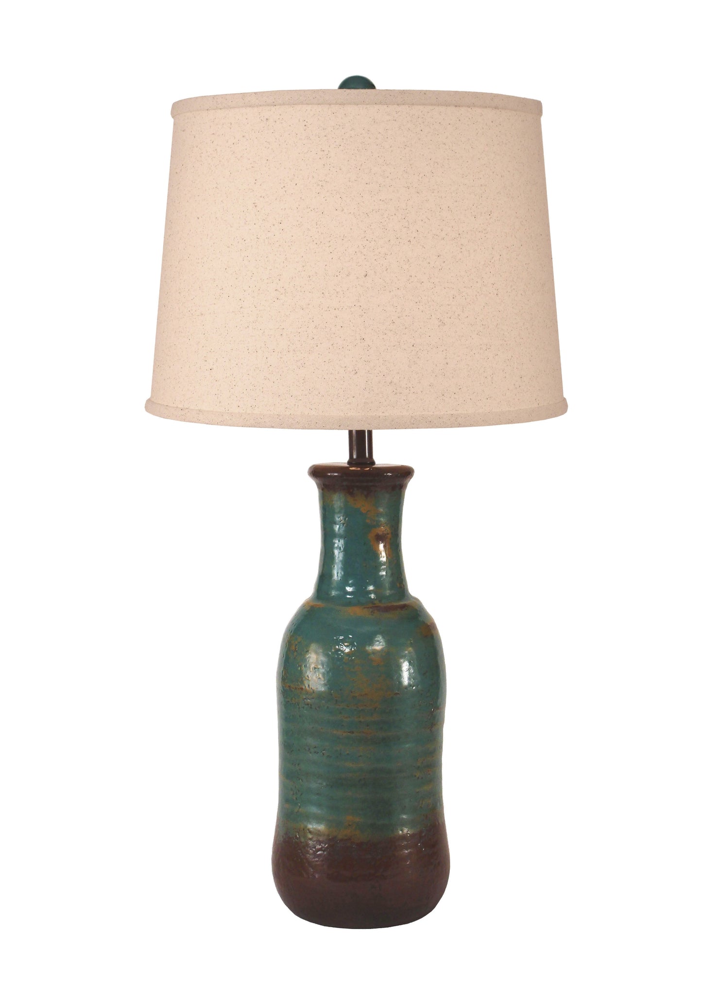 Coast Lamp Manufacturing 30"H Harvest Faux Clay Water Jug Table Lamp