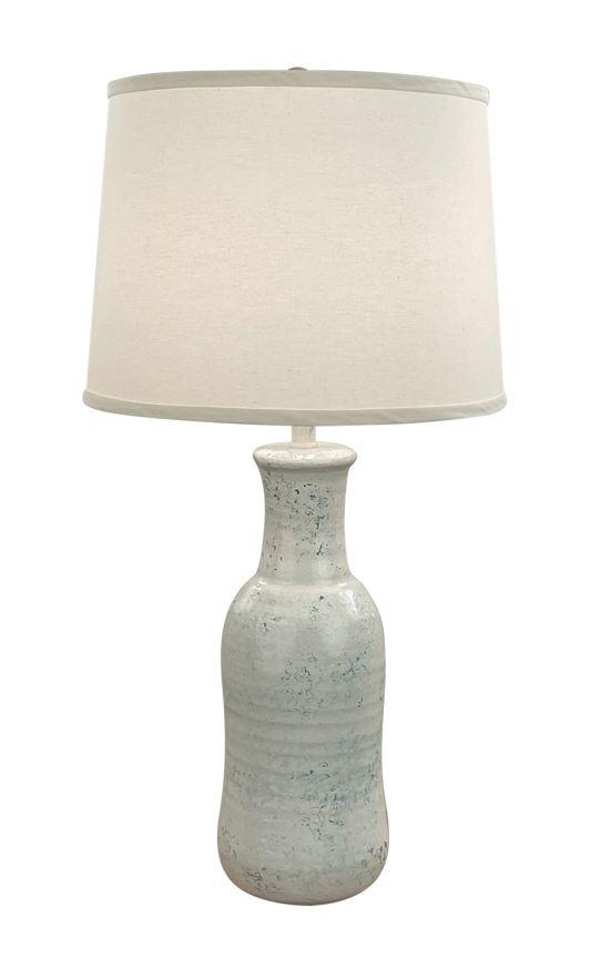 Coast Lamp Manufacturing 30"H Limestone & Slate Faux Clay Jug Table Lamp