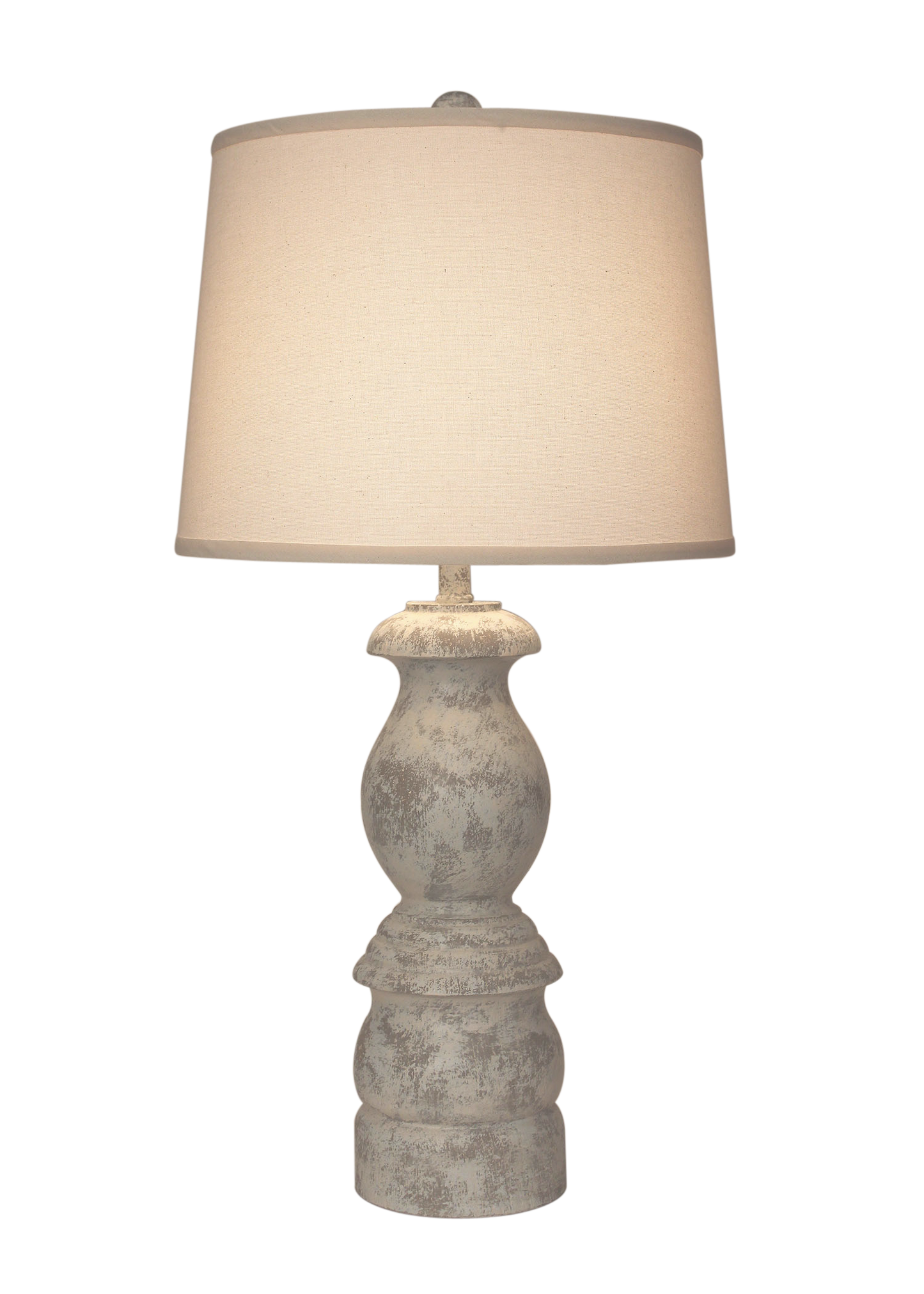 Coast Lamp Manufacturing 30"H Stone Small "B" Pot Table Lamp