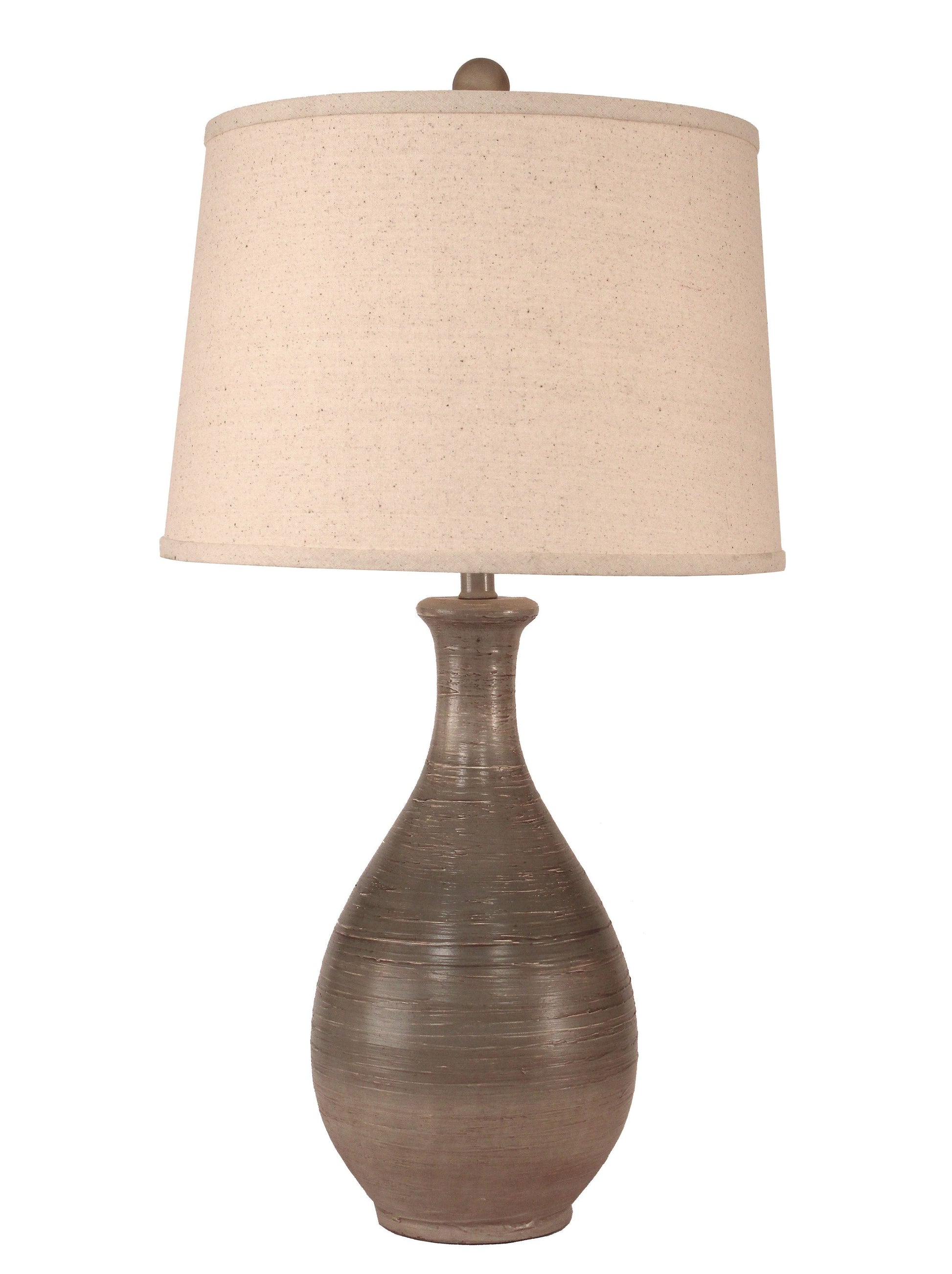 Coast Lamp Manufacturing 30"H Storm Ridged Tear Drop Table Lamp