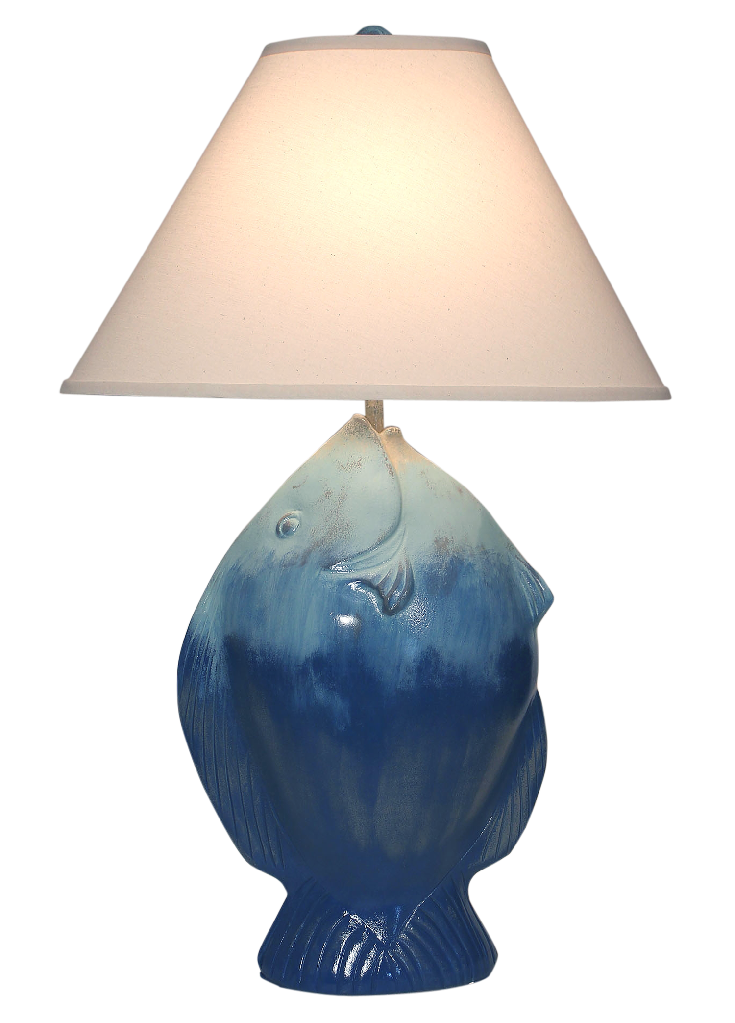 Coast Lamp Manufacturing 31"H Bahama Angel Fish Pot Table Lamp
