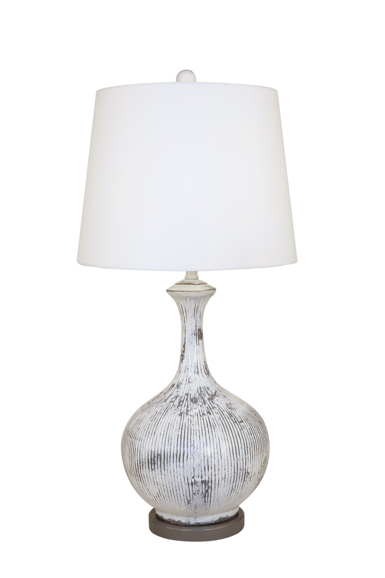 Coast Lamp Manufacturing 31"H Farmhouse Gray Bali Style Table Lamp