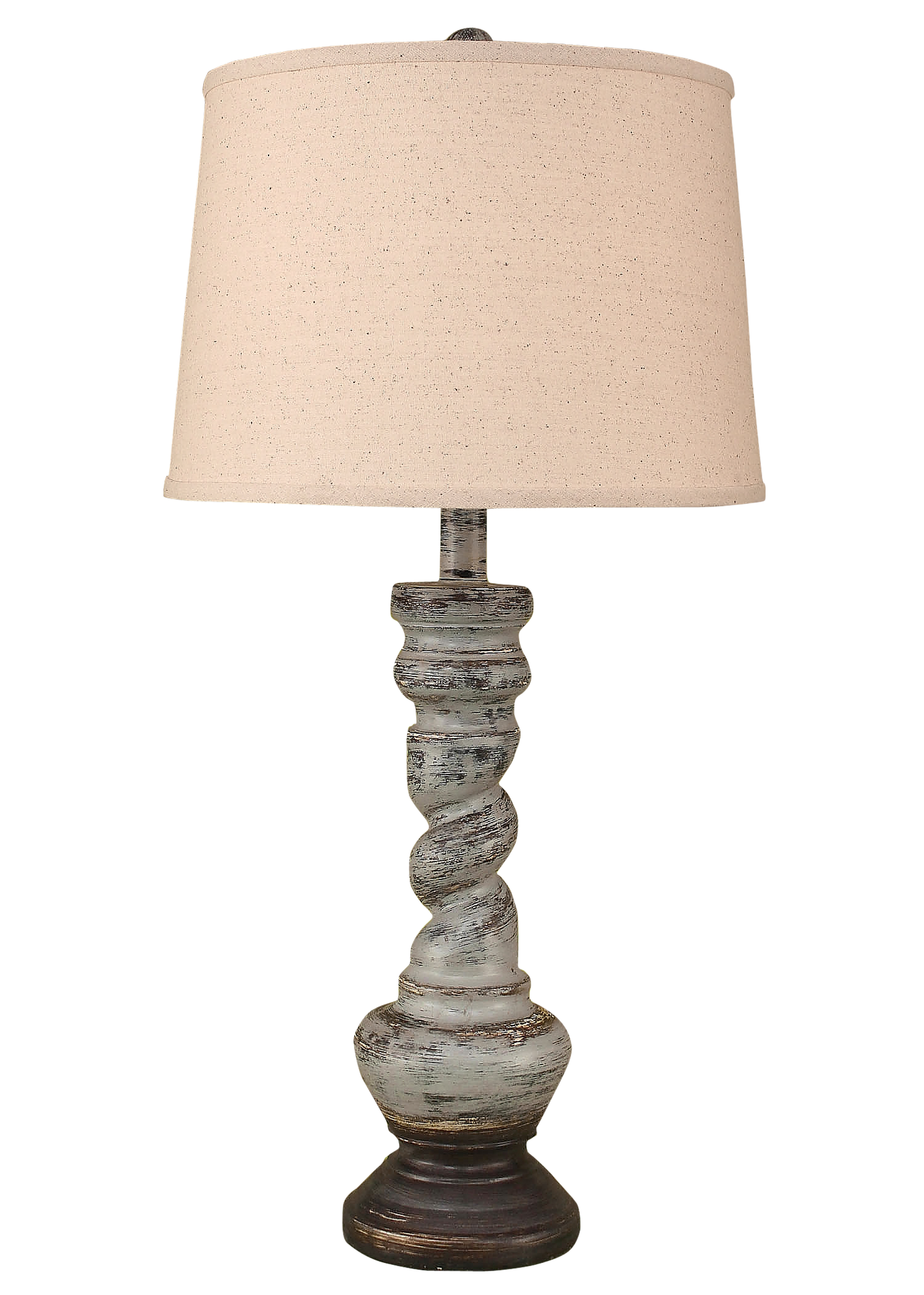 Coast Lamp Manufacturing 31"H Graystone Country Twist Table Lamp