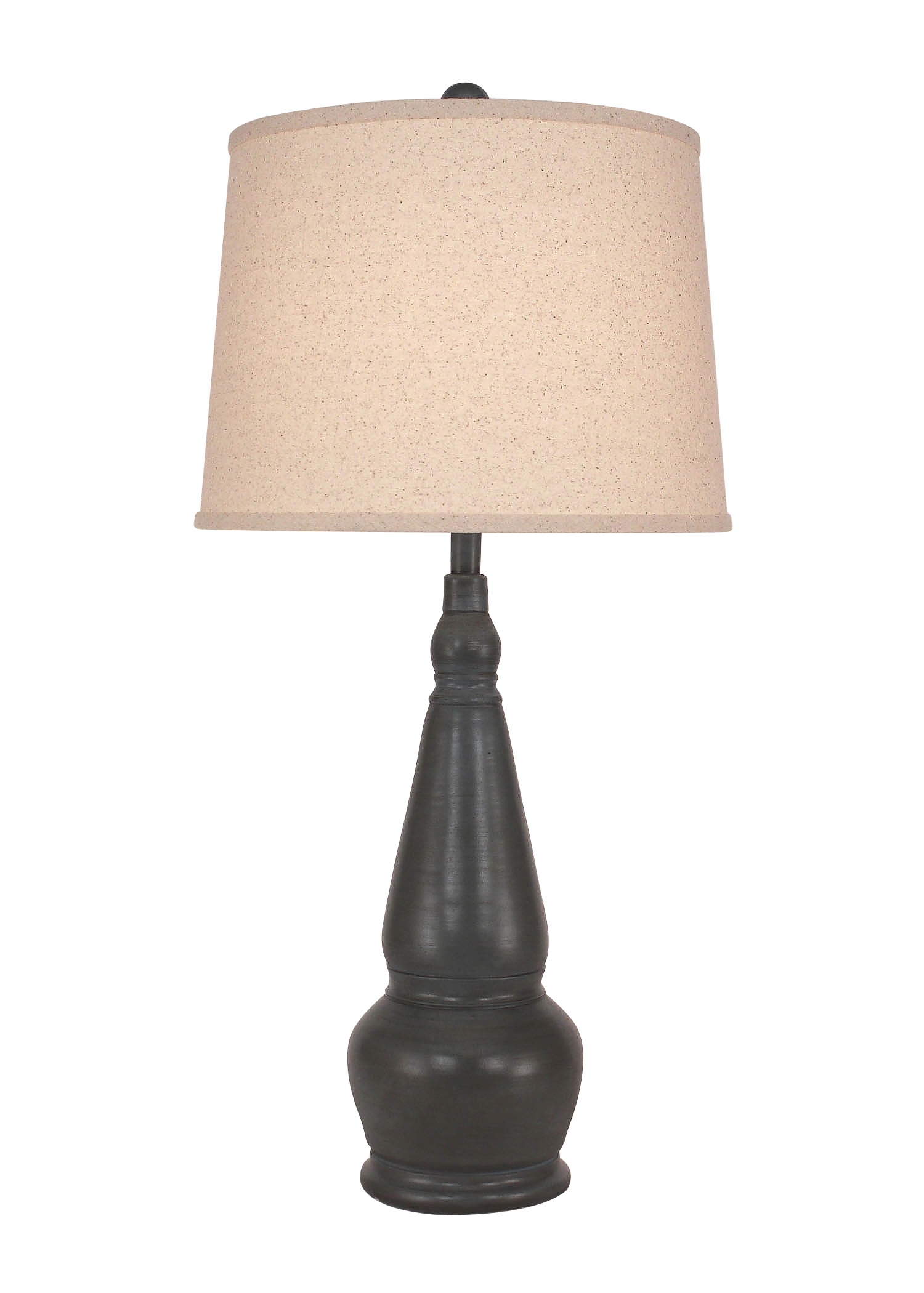 Coast Lamp Manufacturing 31"H Wedgewood Blue Glazed Spool Table Lamp